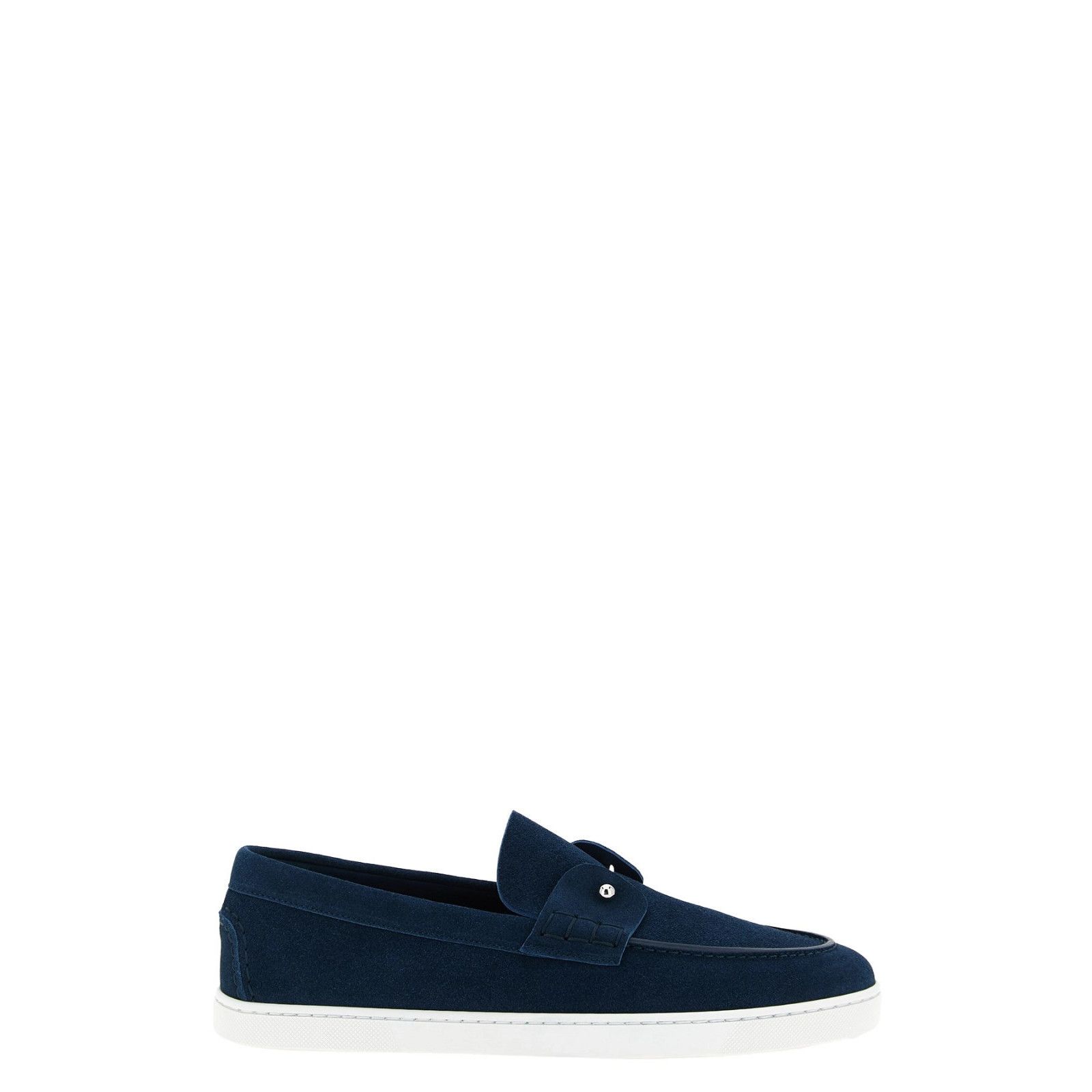 Christian Louboutin Spooky Flat Camouflage Stud Suede Loafer 41.5 Blue Christian Louboutin Christian Louboutin Spooky Camo Stud  main image 3
