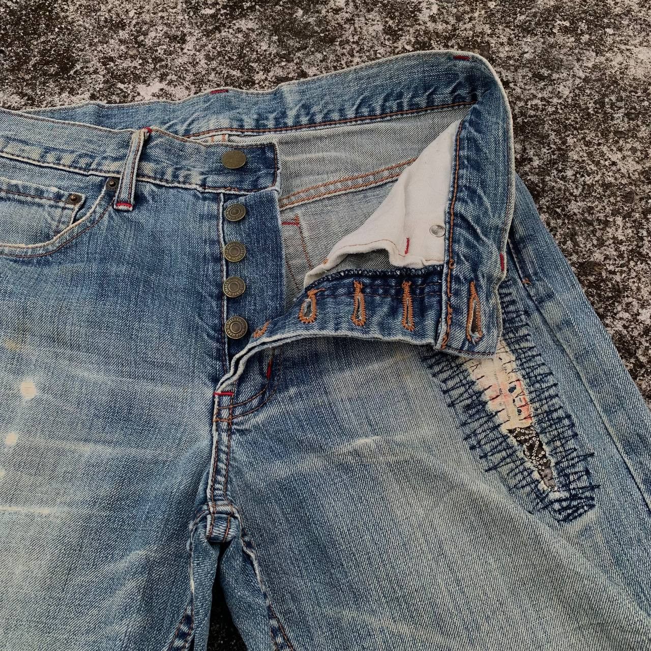 Takeo Kikuchi Takeo Kikuchi Jeans Light Blue Wash Denim Japanese Brand Size US 31 - 9 Thumbnail