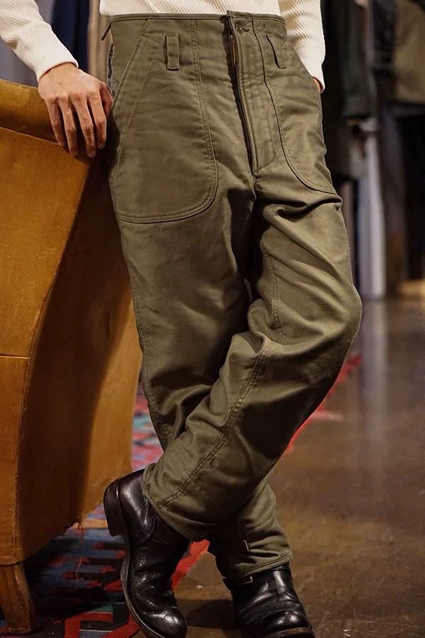 The Real McCoy's THE REAL McCOY'S Size MU.S.N. A-2 Deck Trousers, fleece mil Size US 27 - 1 Thumbnail