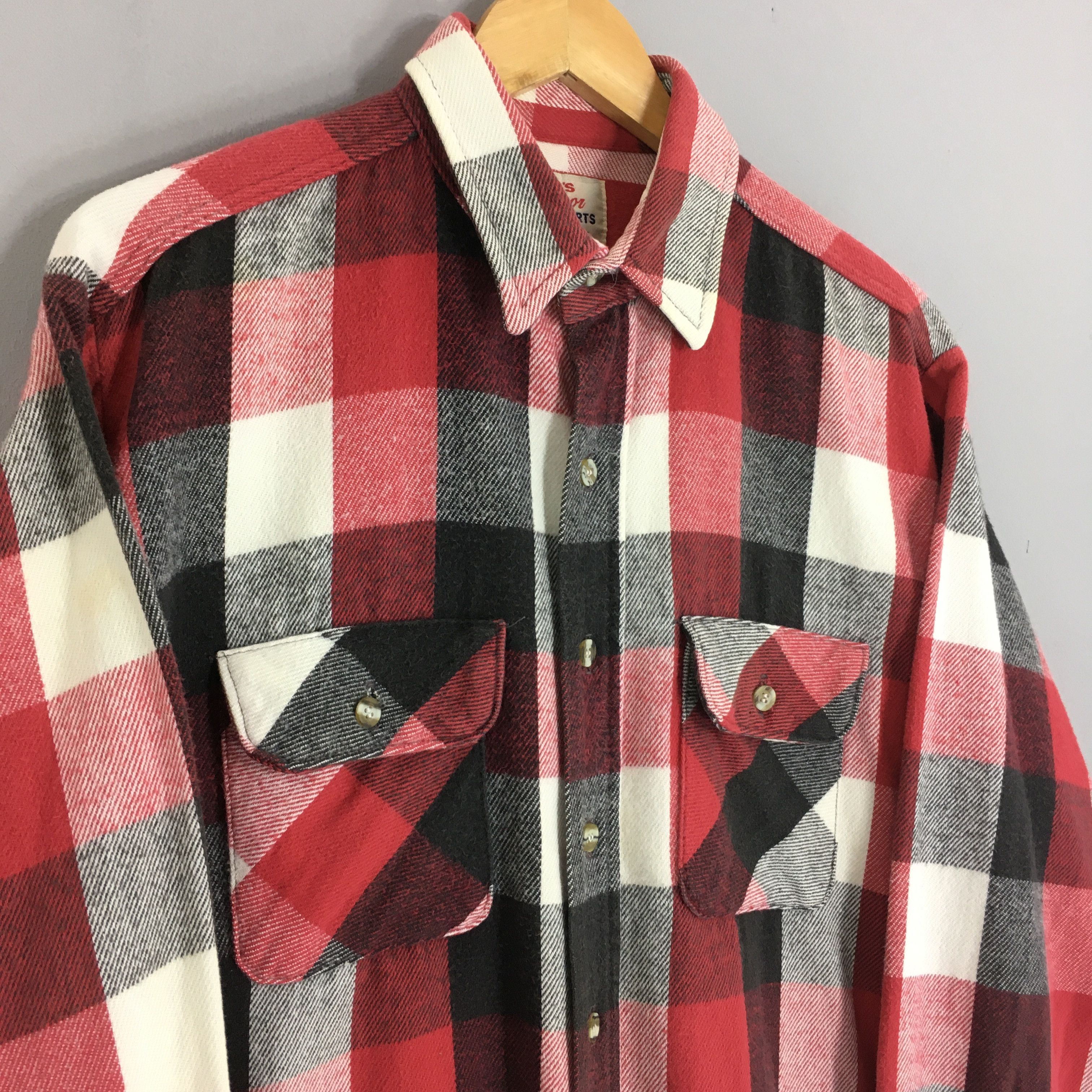 Levi's × Levi's Vintage Clothing × Vintage Vintage Levi's Alaska Checkered Flannel Shirt Large Size US L / EU 52-54 / 3 - 3 Thumbnail