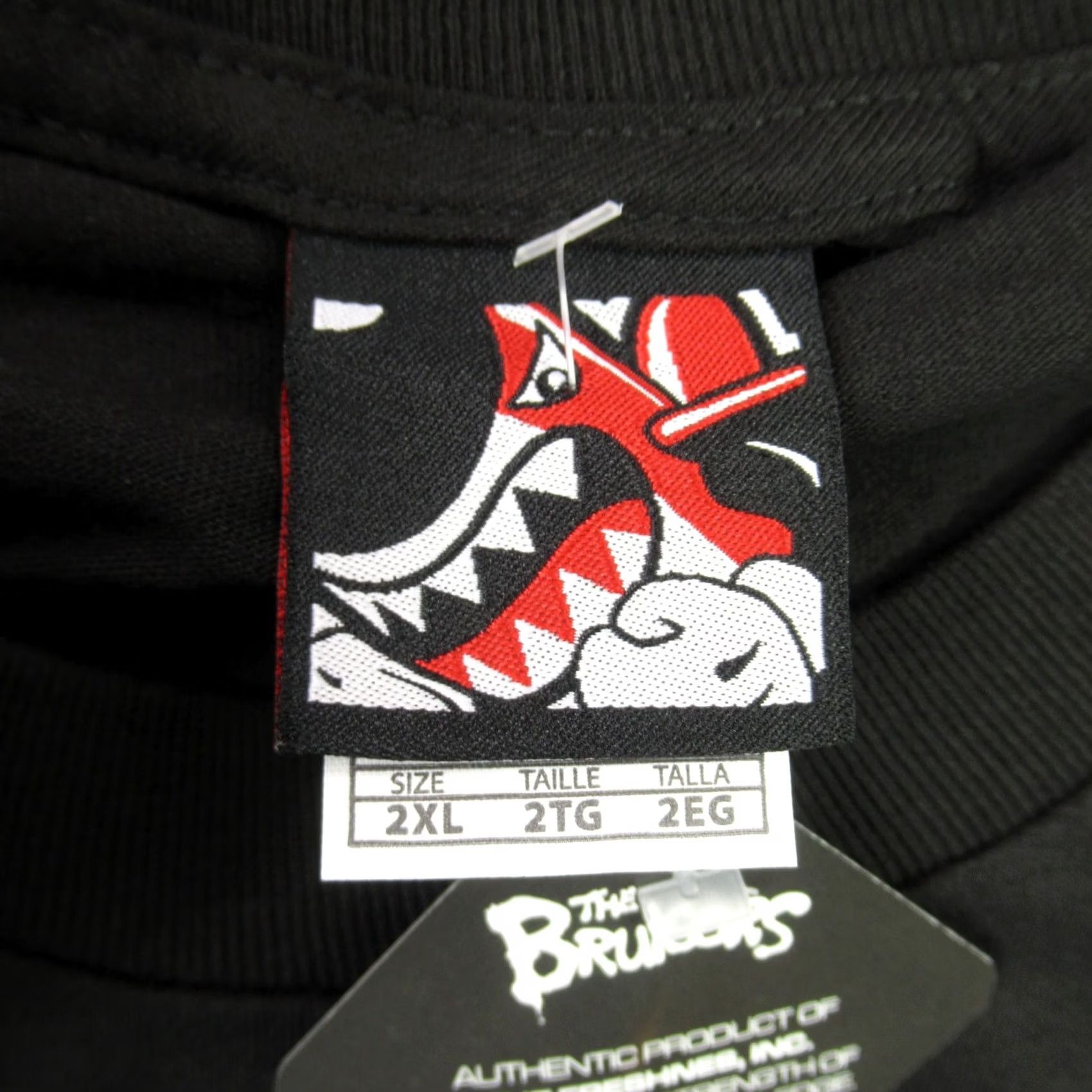 Vintage Bruisers Mens 2XL Short Sleeve Black Sweatshirt - Cotton Knit Fabric Size US XXL / EU 58 / 5 - 5 Thumbnail