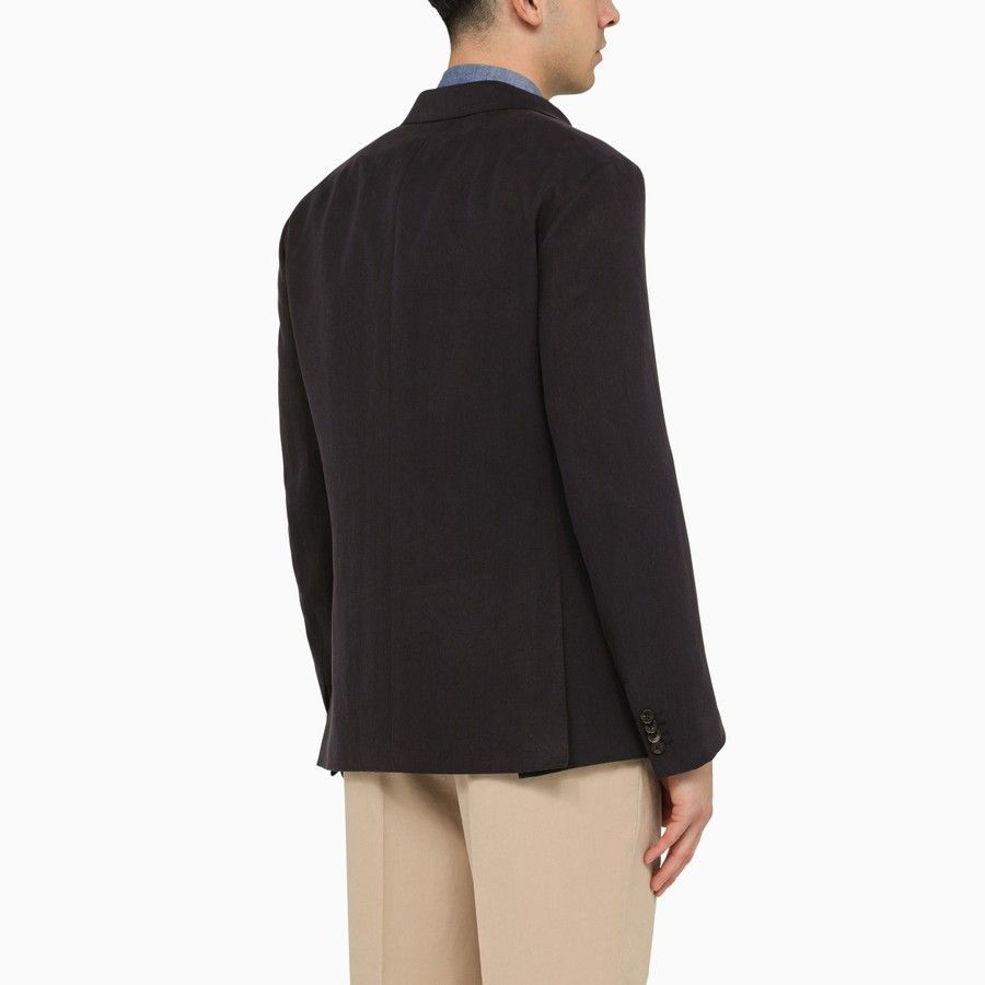 Loro Piana o1d2blof0424 Single-Breasted Jacket in Black Size US M / EU 48-50 / 2 - 3 Thumbnail