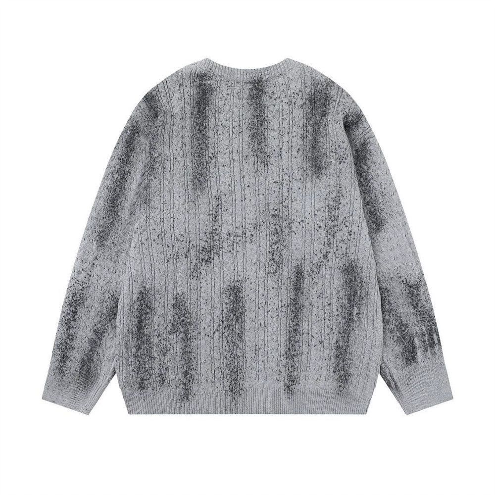 Vintage Men's loose punk distressed tie-dye crew neck sweater Size US M / EU 48-50 / 2 - 2 Thumbnail