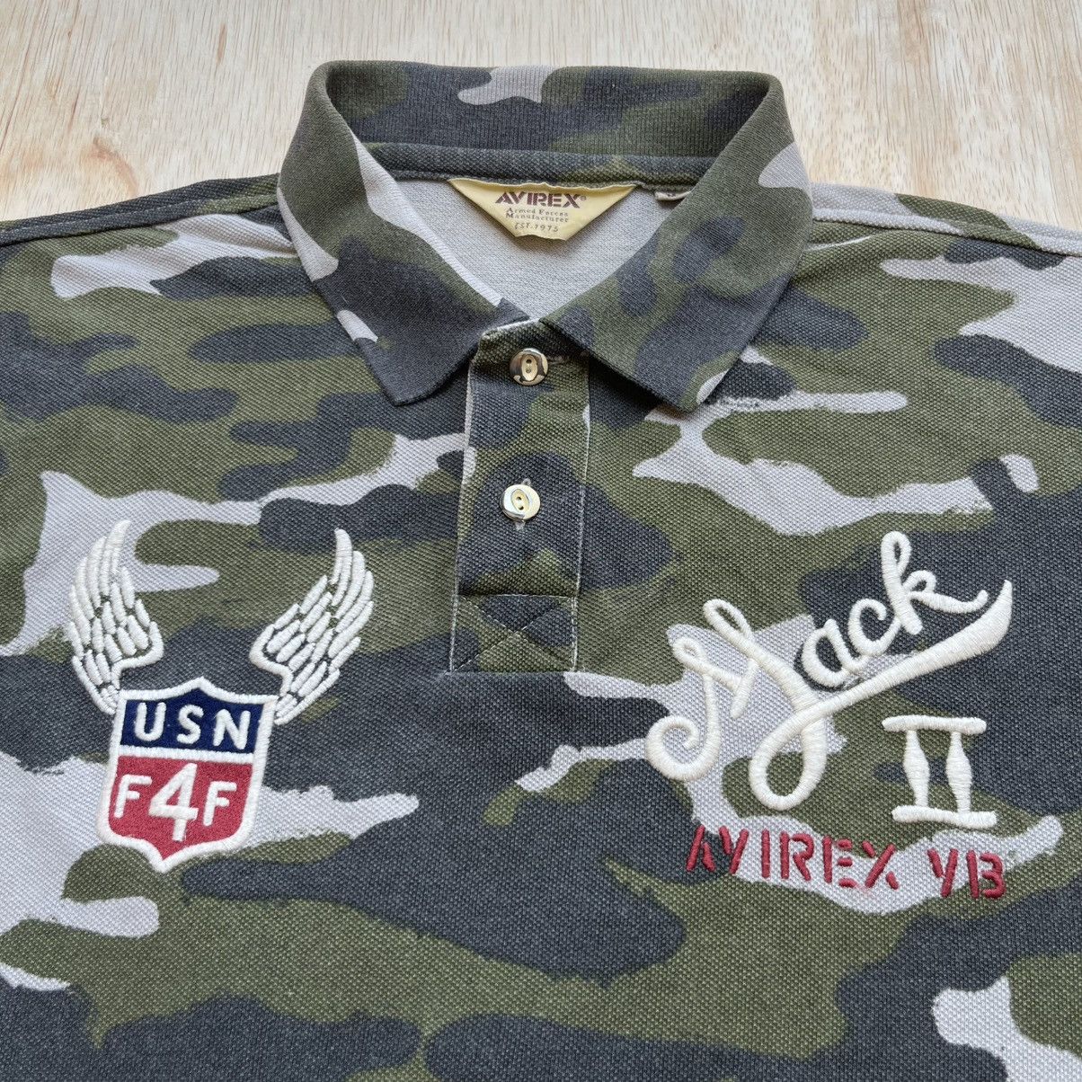 Avirex AVIREX SEAWOLF AUXILIARY SQUADRON USN CAMO POLO SHIRT Size US M / EU 48-50 / 2 - 4 Thumbnail