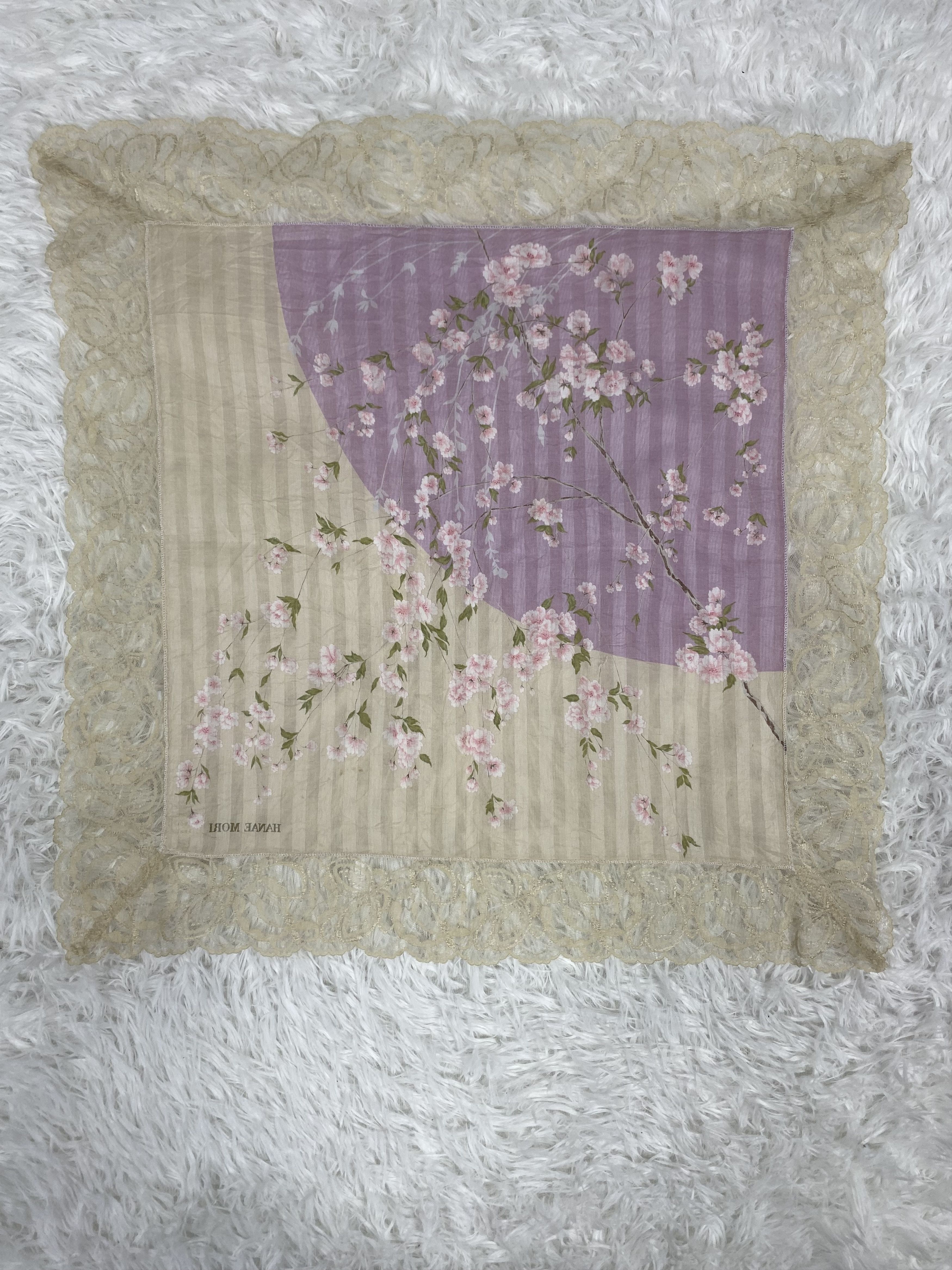 Hanae Mori Vintage Hanae Mari Handkerchief Neckerchief PH0282 Size ONE SIZE - 4 Thumbnail