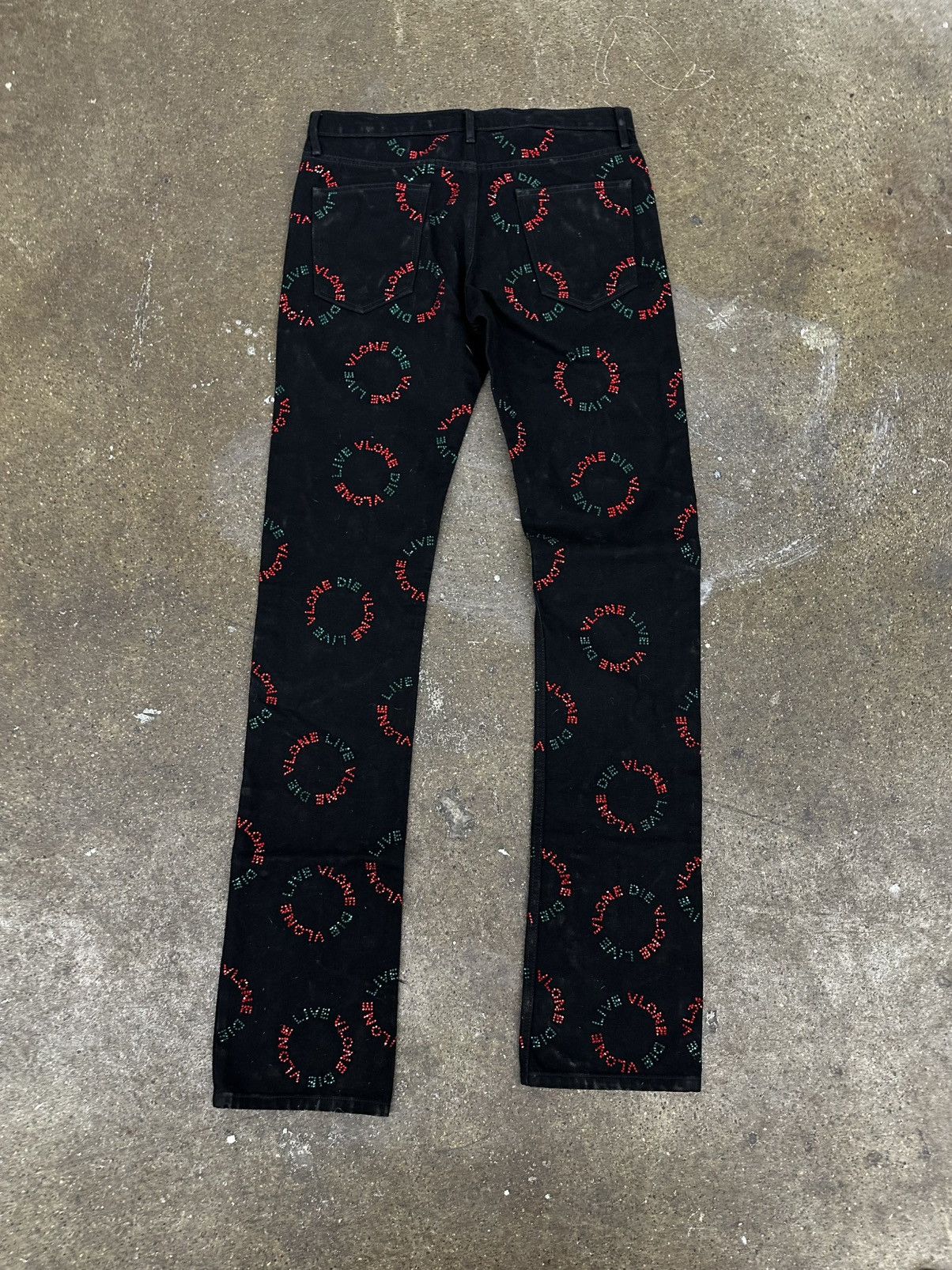 Vlone Vlone Rhinestone Denim Jeans Size US 34 / EU 50 - 5 Thumbnail