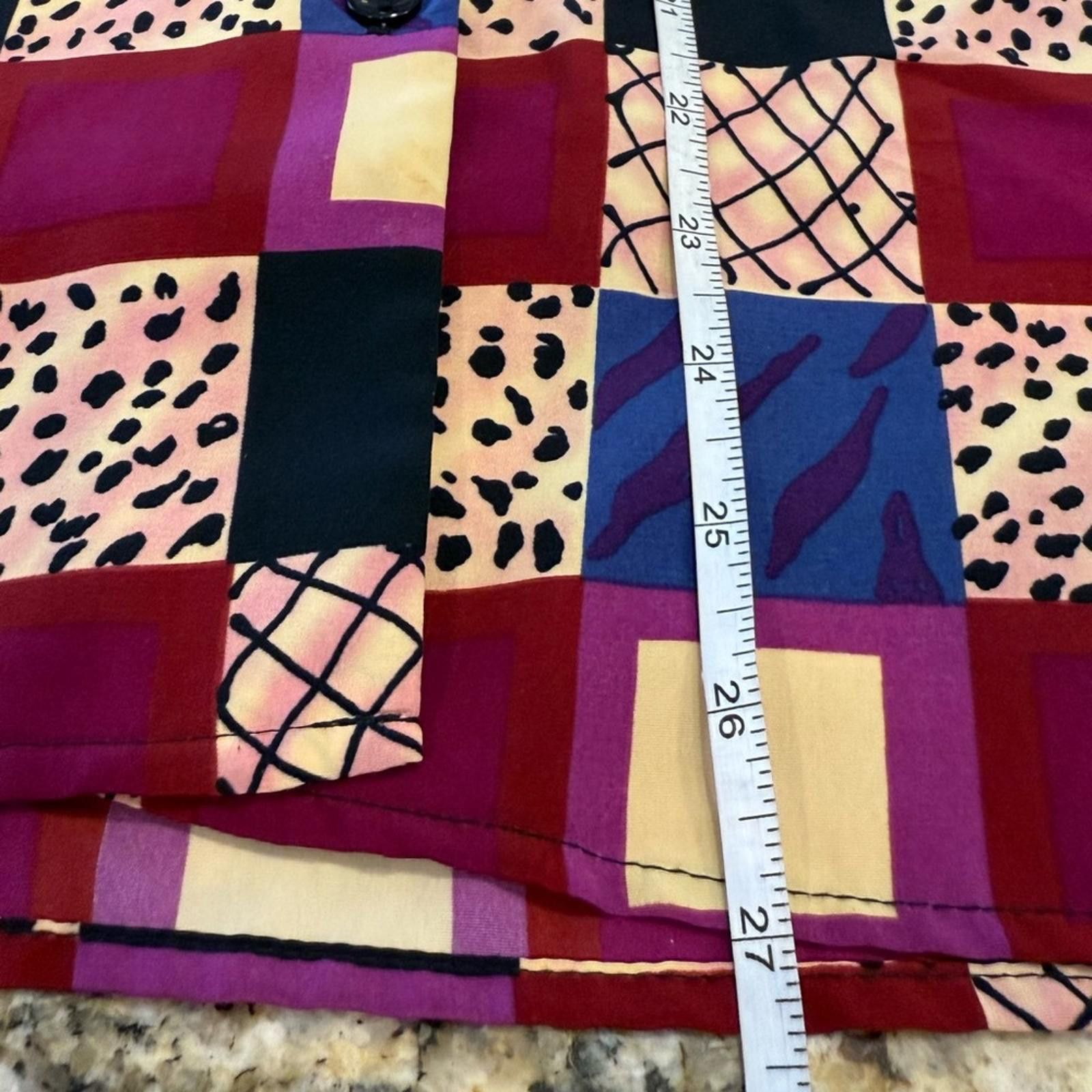 Other Joan Leslie patchwork & leopard print top Plus SZ 16 Size XXL / US 16-18 / IT 52-54 - 9 Thumbnail