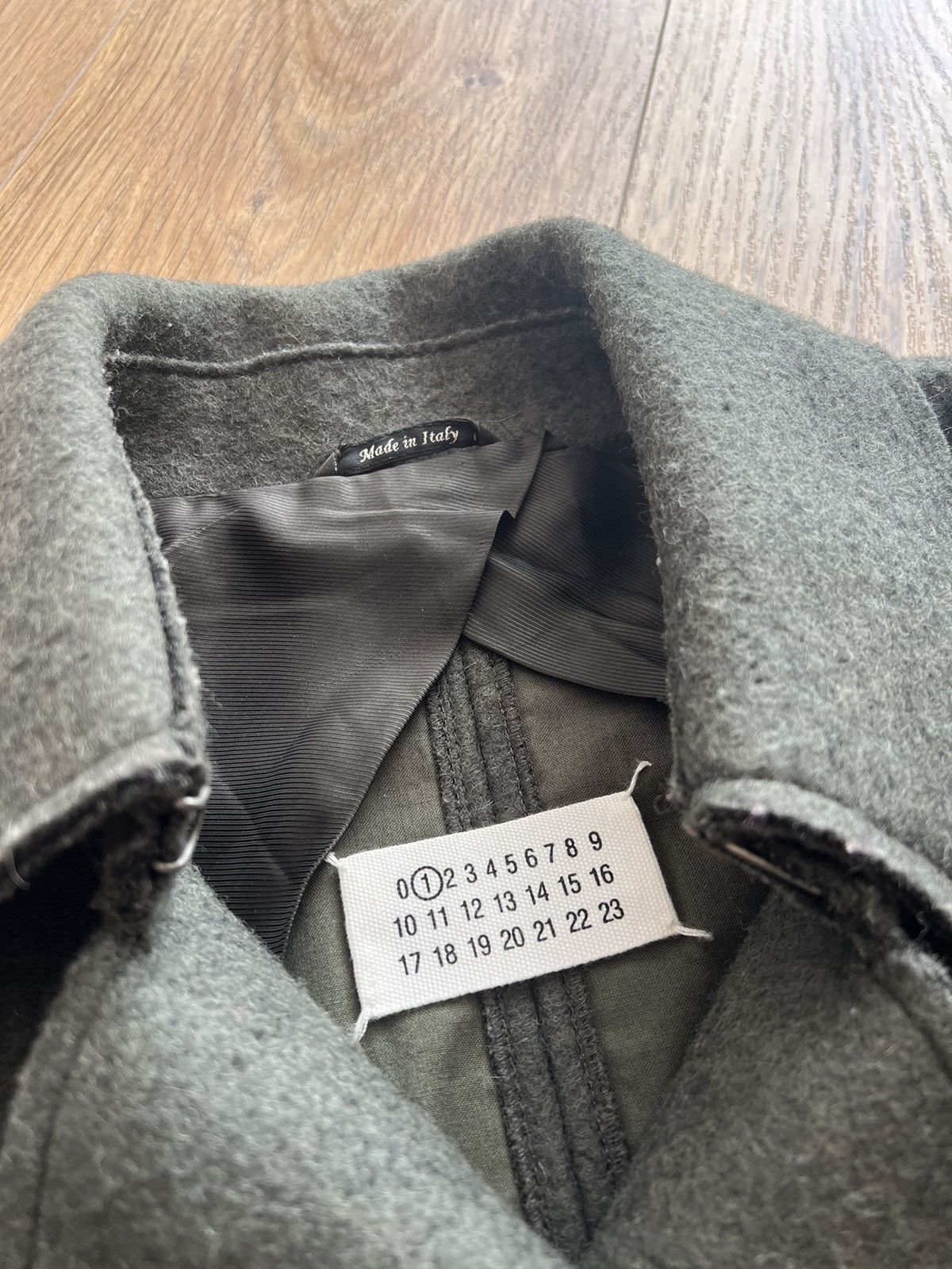 Maison Margiela Maison Margiela ss13 wool peacoat double breasted dark khaki Size M / US 6-8 / IT 42-44 - 5 Thumbnail