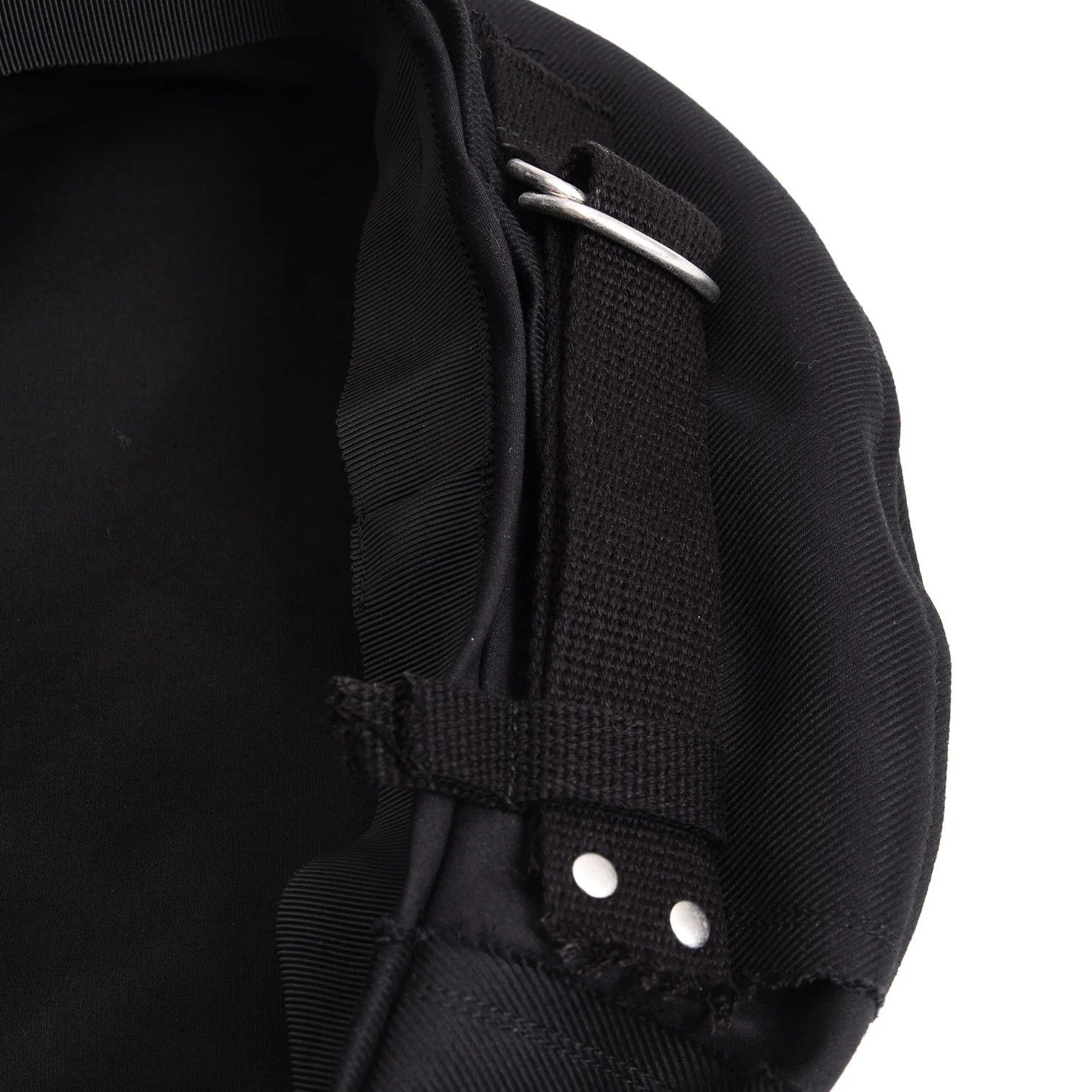 Yohji Yamamoto Cotton Belted Beret Hat in Black Size ONE SIZE - 8 Thumbnail
