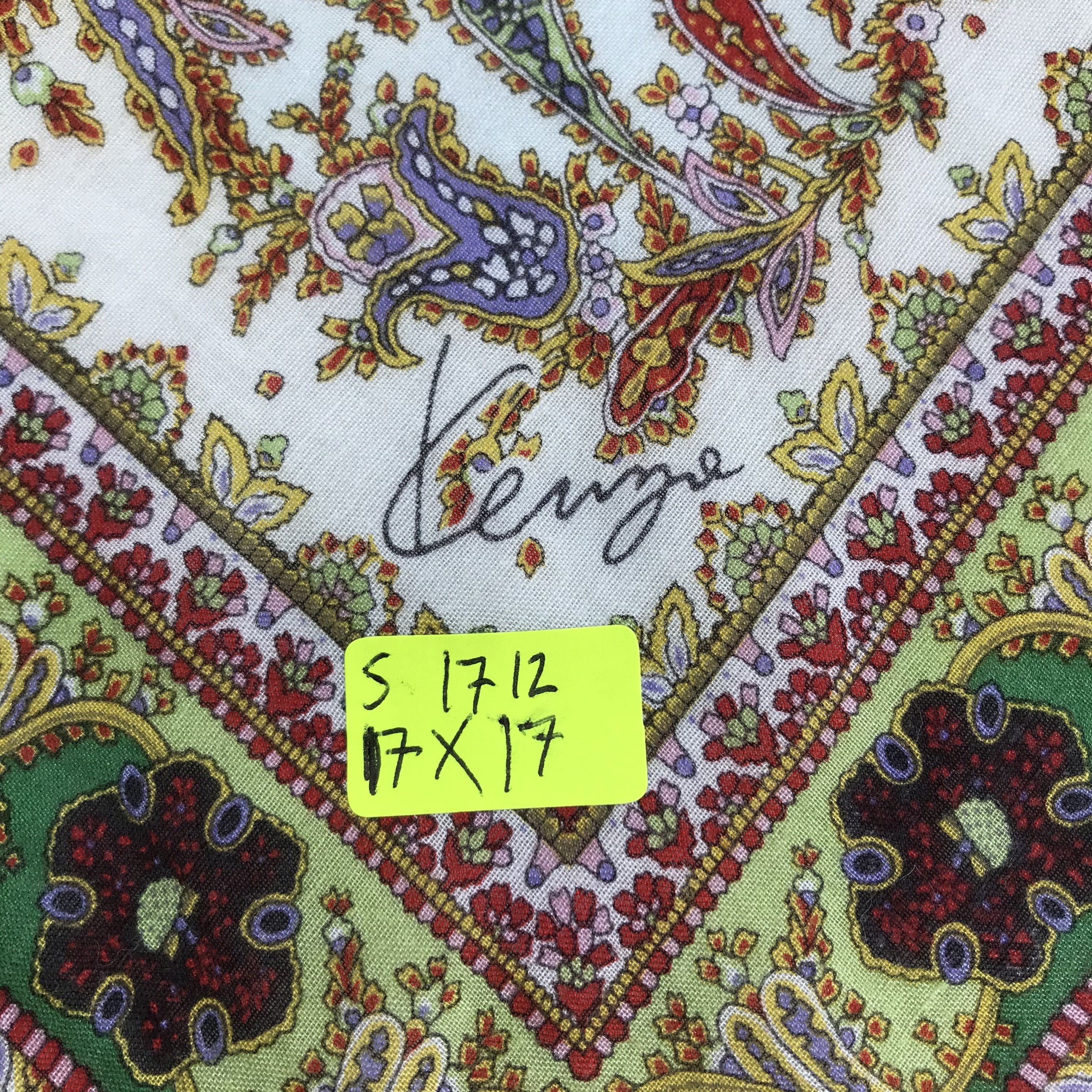 Kenzo × Vintage Kenzo Bandana / Handkerchief / Neckerchief - S1712 Size ONE SIZE - 5 Thumbnail