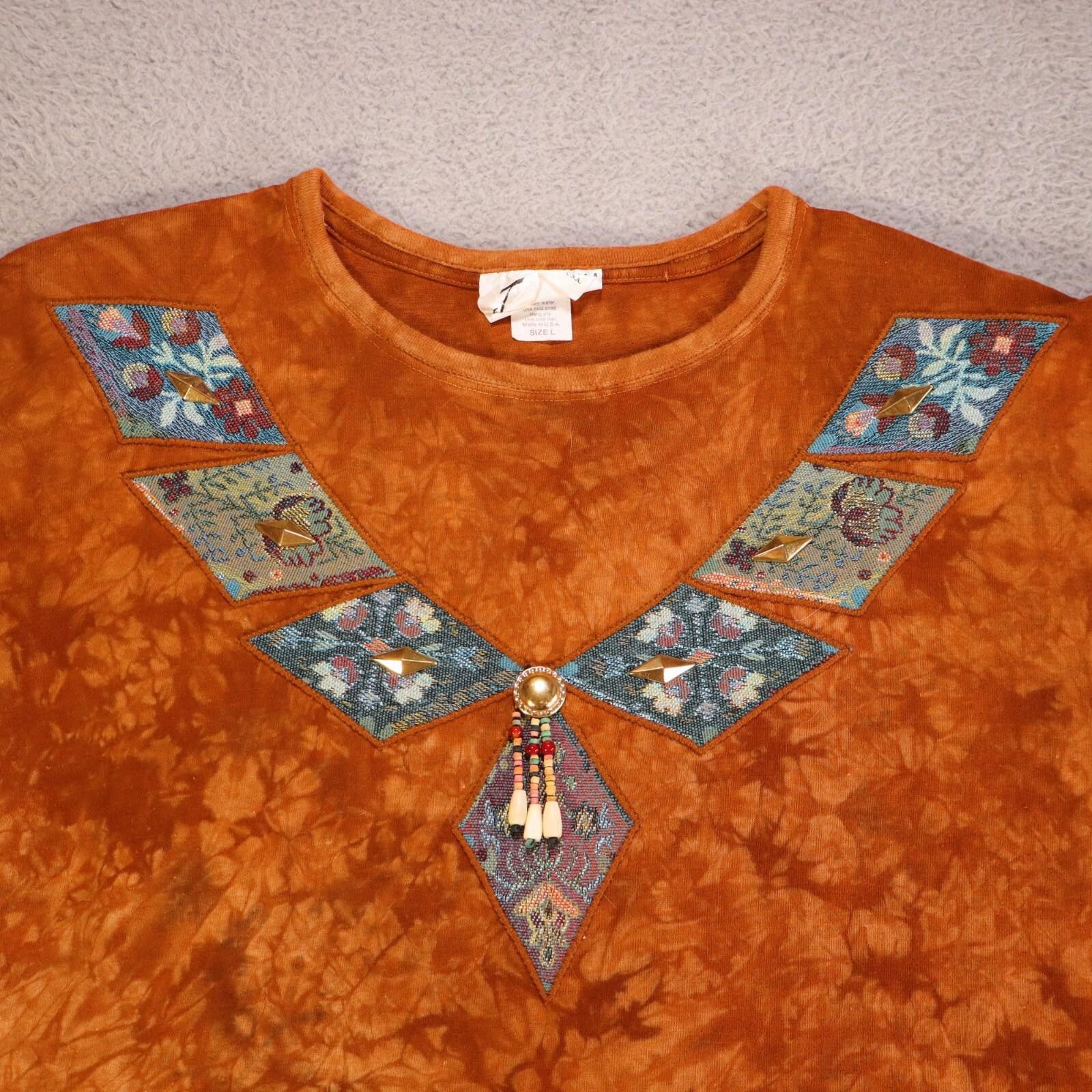 Other Joanie W. Women Shirt Small Western Studs Single Stitch USA Size S / US 4 / IT 40 - 2 Thumbnail