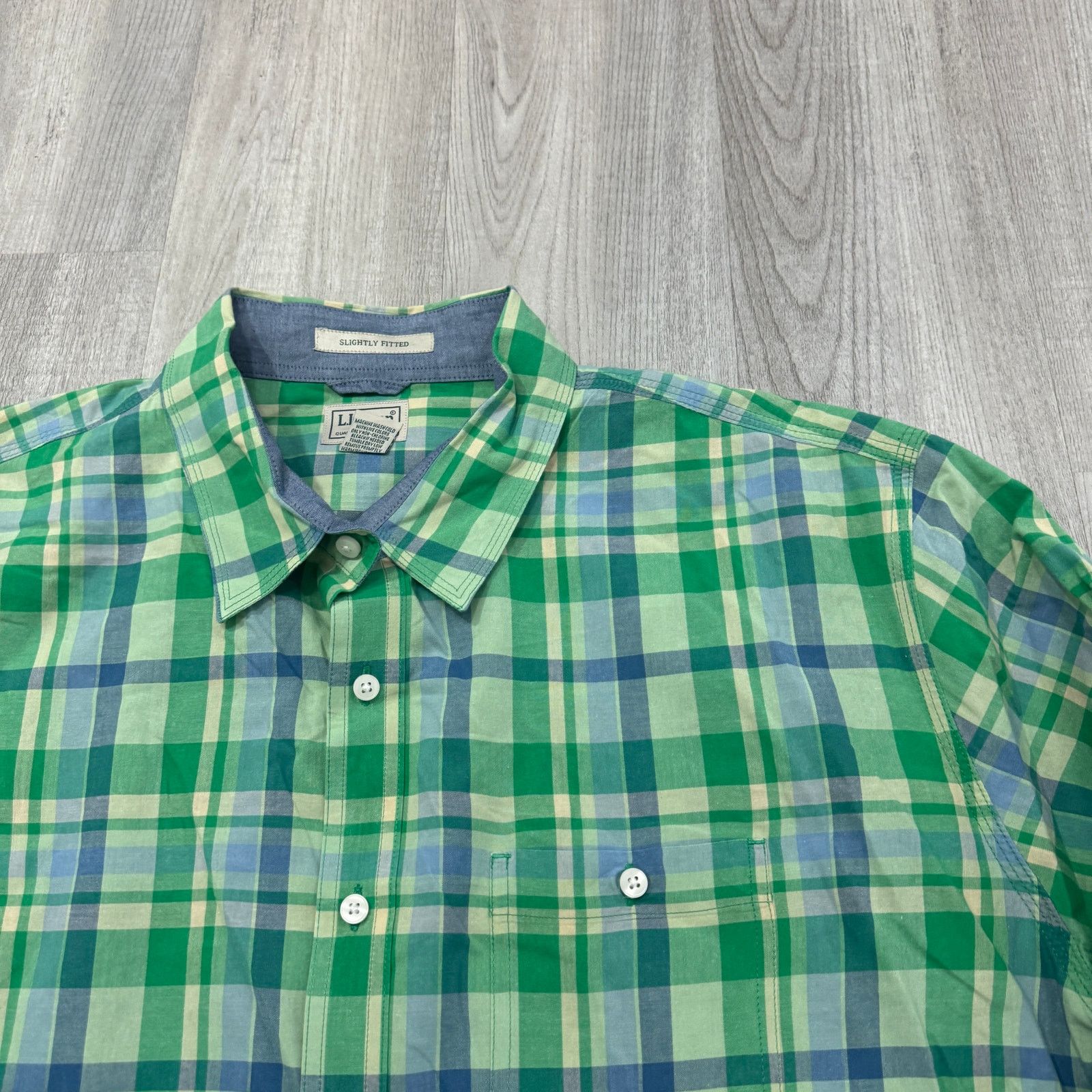 L.L. Bean Vintage L.L. Bean Button Shirt XXL Tall Plaid Long Sleeve Size US XXL / EU 58 / 5 - 3 Thumbnail