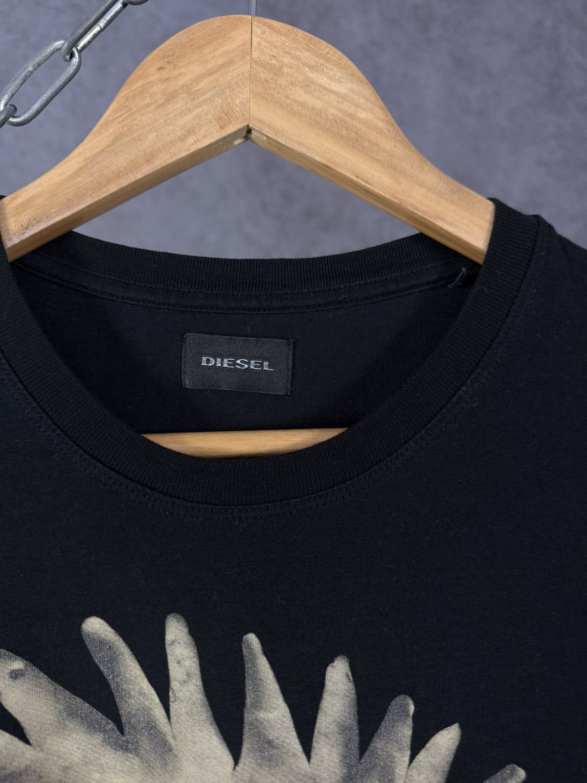 Diesel Diesel designer skull big center logo tee Size US M / EU 48-50 / 2 - 4 Thumbnail