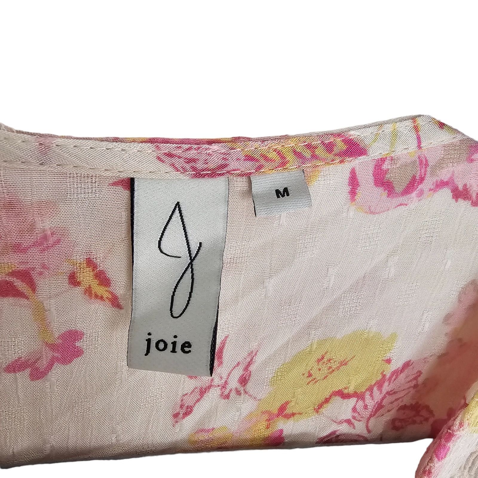 Joie Joie Floral Peasant Blouse Cottagecore Romantic Feminine Size M / US 6-8 / IT 42-44 - 7 Thumbnail