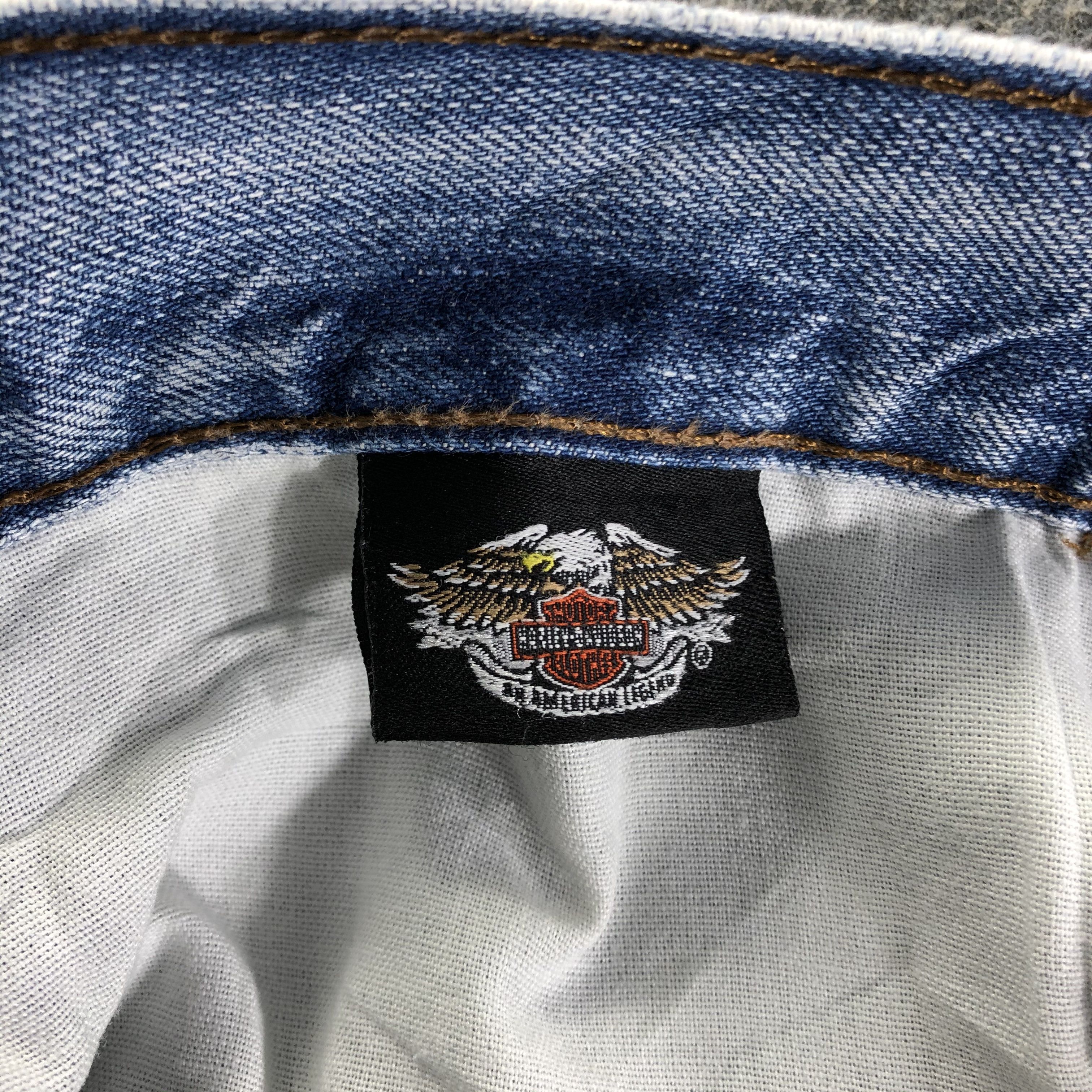 Harley Davidson Vintage Harley Davidson Jeans-J3768 Size US 39 - 13 Thumbnail