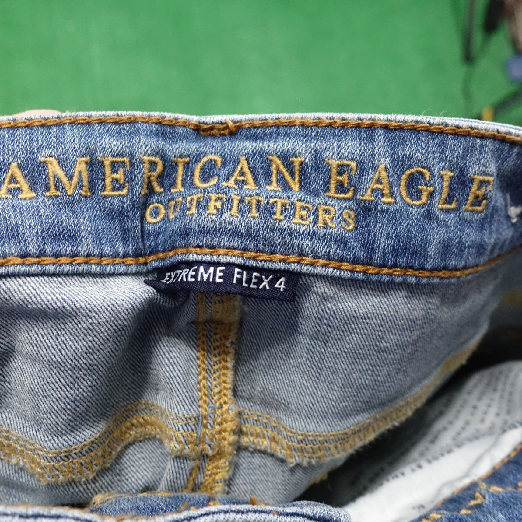 American Eagle Outfitters American Eagle Mens Jeans Size 28x32 Straight Fit Cotton Blue Vintage-Inspired Fashion Size US 28 / EU 44 - 7 Thumbnail