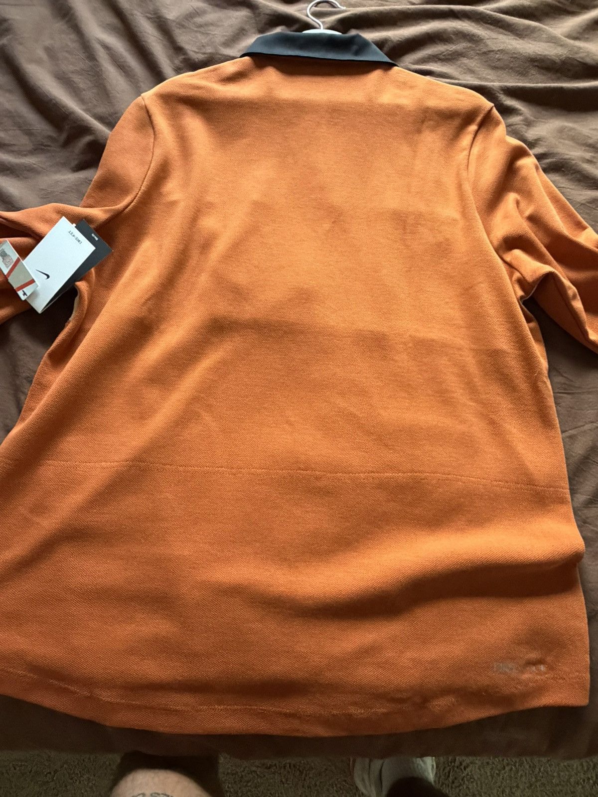Nike Nike Men's Texas Longhorns Burnt Orange Rugby Polo Size US XL / EU 56 / 4 - 4 Thumbnail