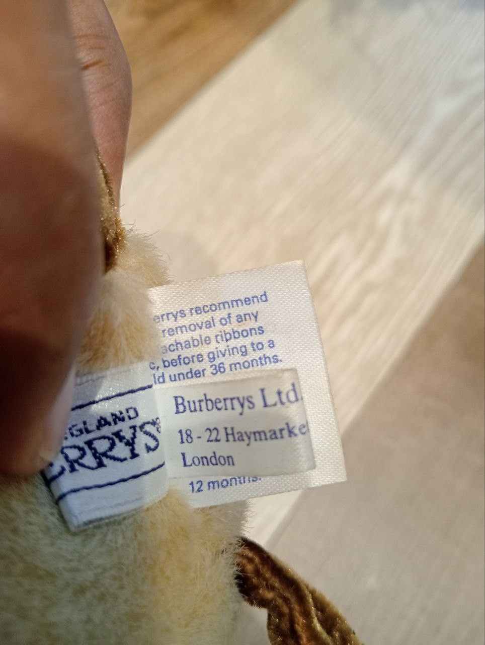 Burberry VINTAGE BURBERRY BEAR Size ONE SIZE - 12 Thumbnail