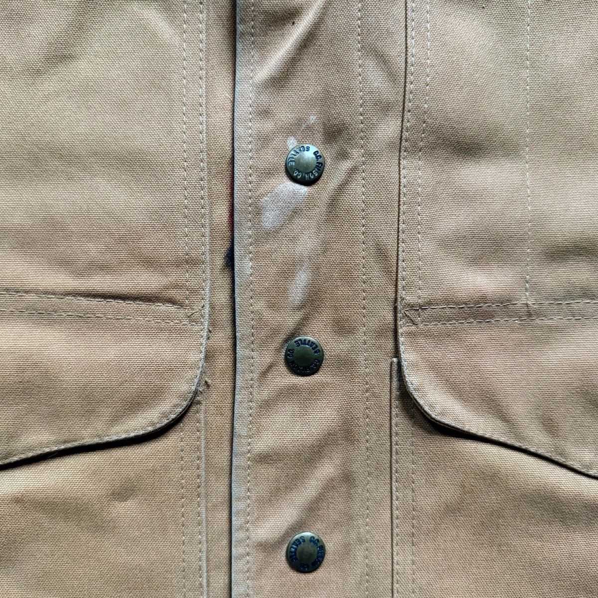 Filson Rare C.C. Filson Reversible Tin Cloth And Wool Cruiser Vest Size US M / EU 48-50 / 2 - 4 Thumbnail