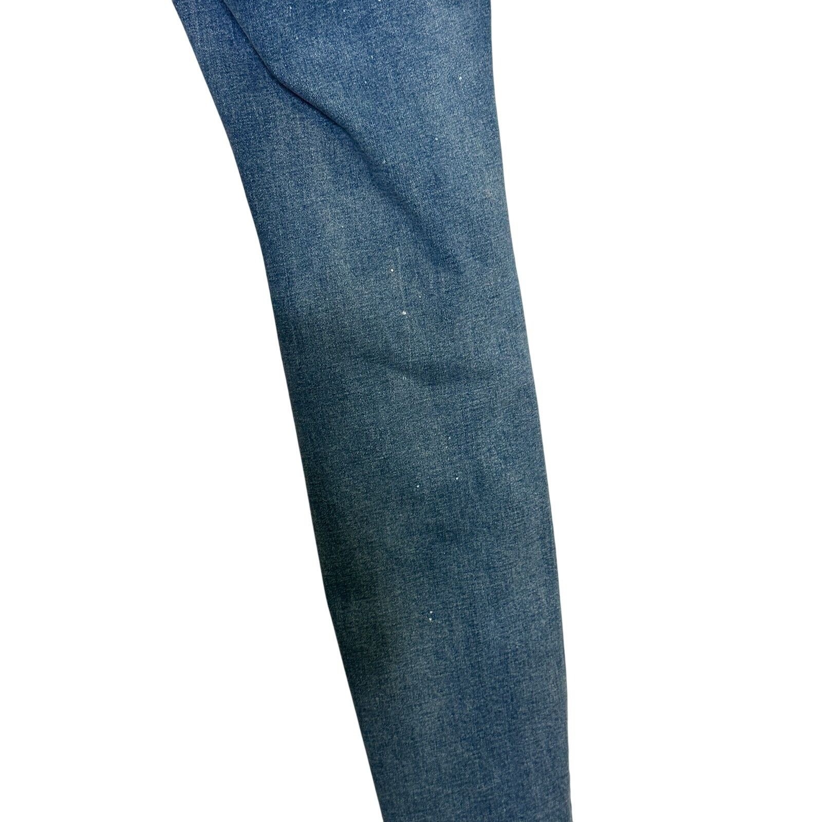 Pacsun Pacsun light splatter stacked ripped skinny jeans size 30 Size US 30 / EU 46 - 10 Thumbnail
