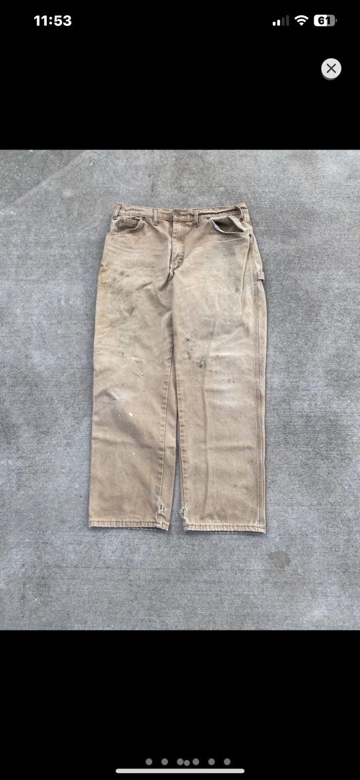 Dickies Vintage carpenter pant Size US 34 / EU 50 - 1 Thumbnail