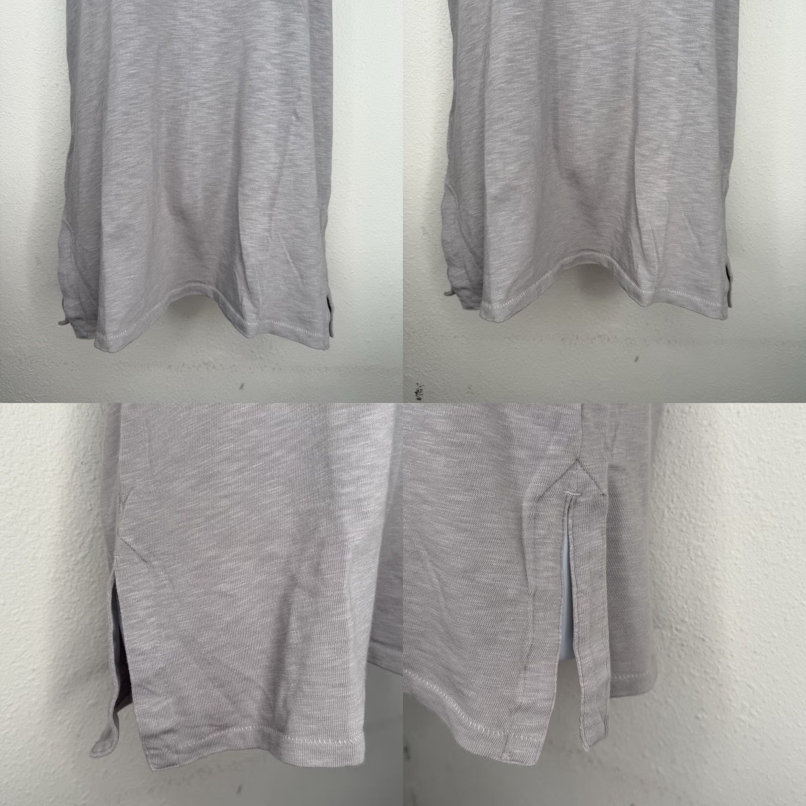 Vintage American Giant T-Shirt Gray Short Sleeve Women L Crew Neck 100% Cotton Slim Slits Size L / US 10 / IT 46 - 8 Thumbnail