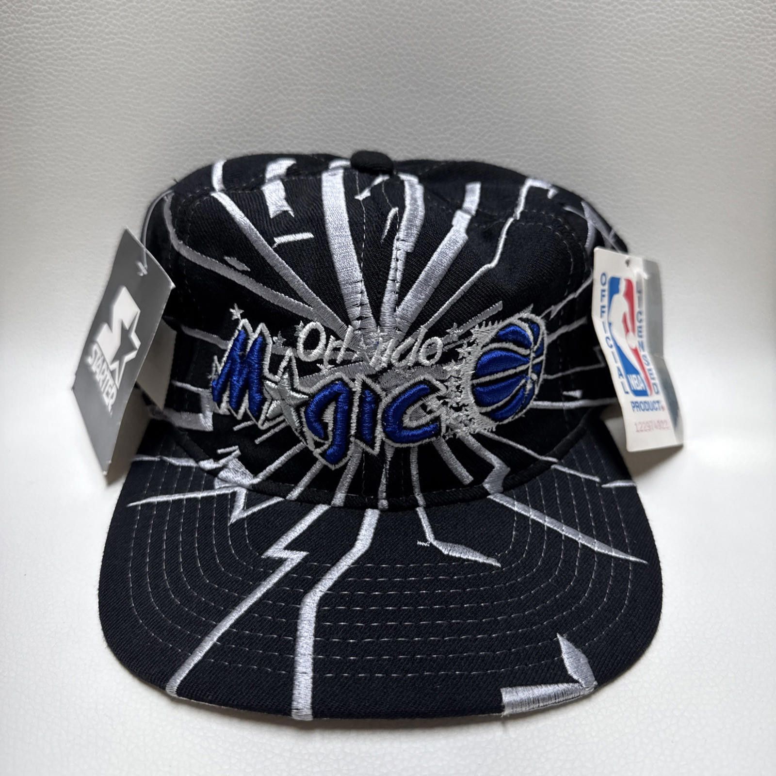NBA × Starter × Vintage Rare NWT Vintage NBA Orlando Magic Starter Collision Hat Size ONE SIZE - 1 Thumbnail