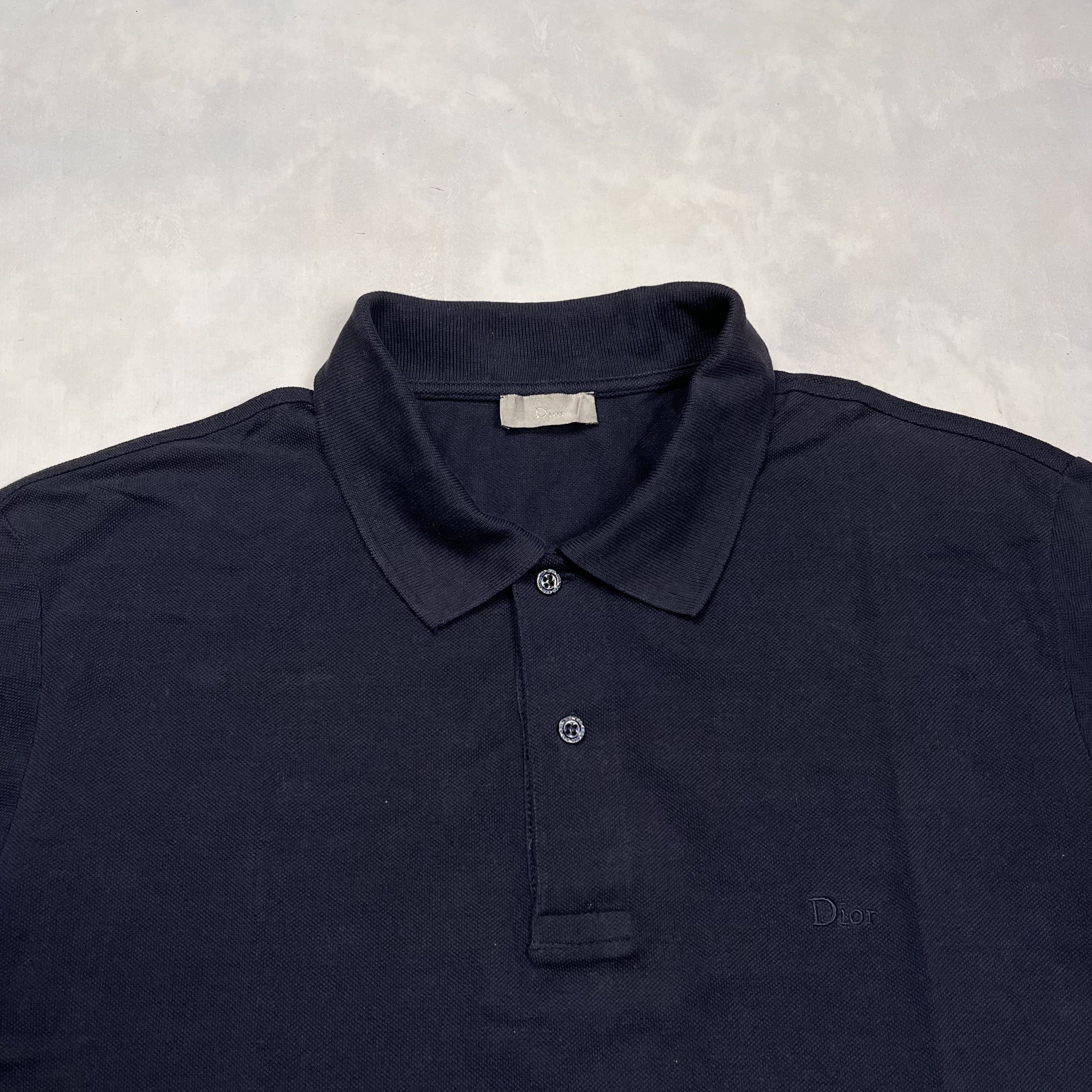 Dior Dior Poloshirt Small Logo Embroiderry Navy Size US L / EU 52-54 / 3 - 3 Thumbnail