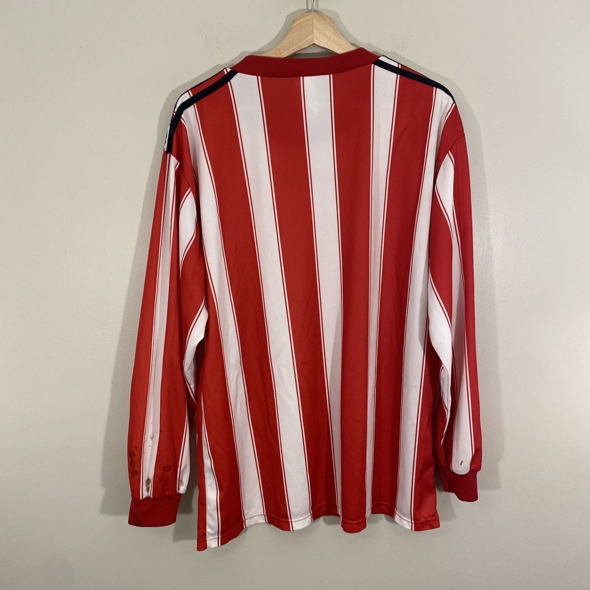 Adidas × Vintage Vintage 90s Adidas Striped Soccer Jersey Kit XL Size US XL / EU 56 / 4 - 2 Thumbnail