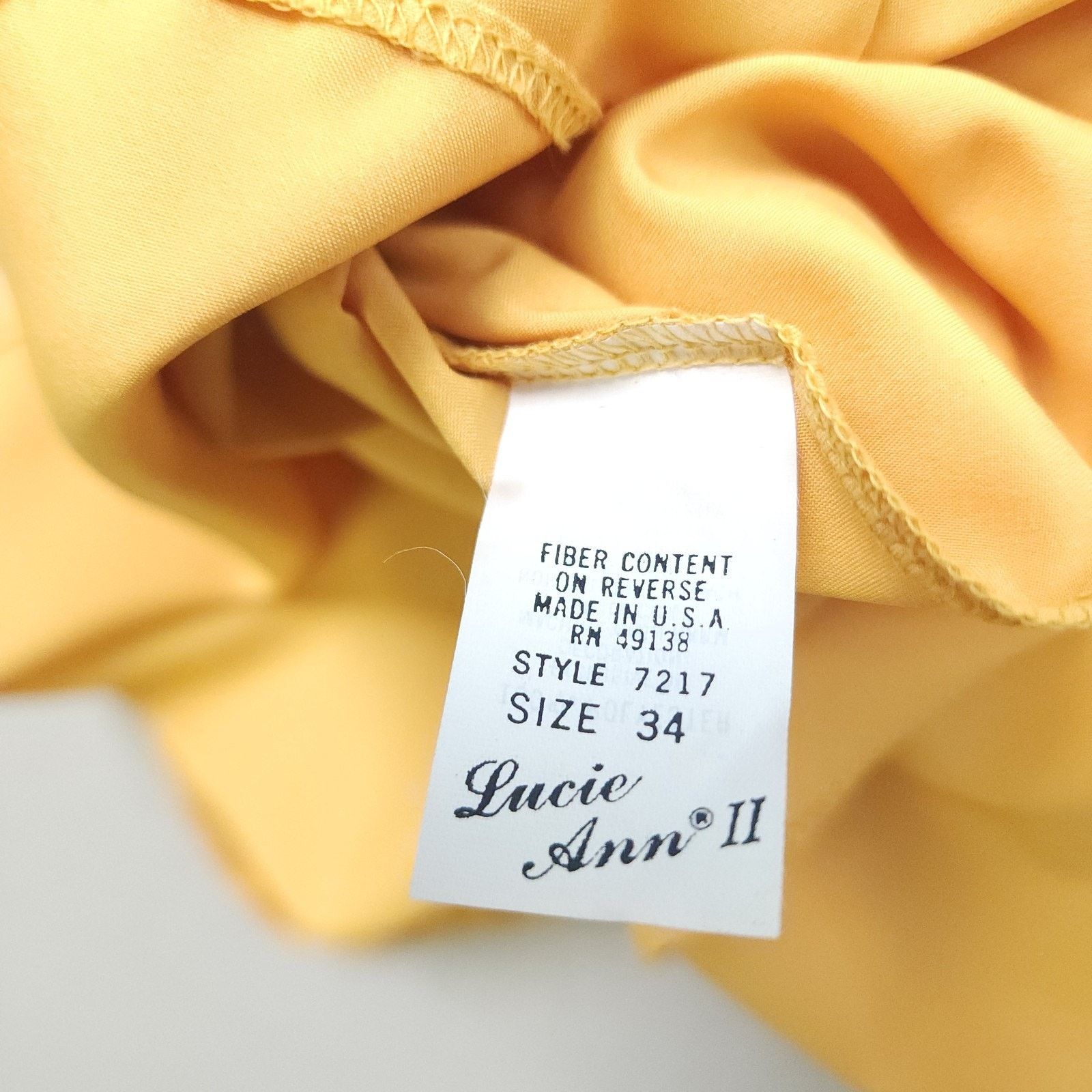 Other Lucie Ann II Satin Camisole Mustard Yellow Vintage Size 2 Size XS / US 0-2 / IT 36-38 - 7 Thumbnail