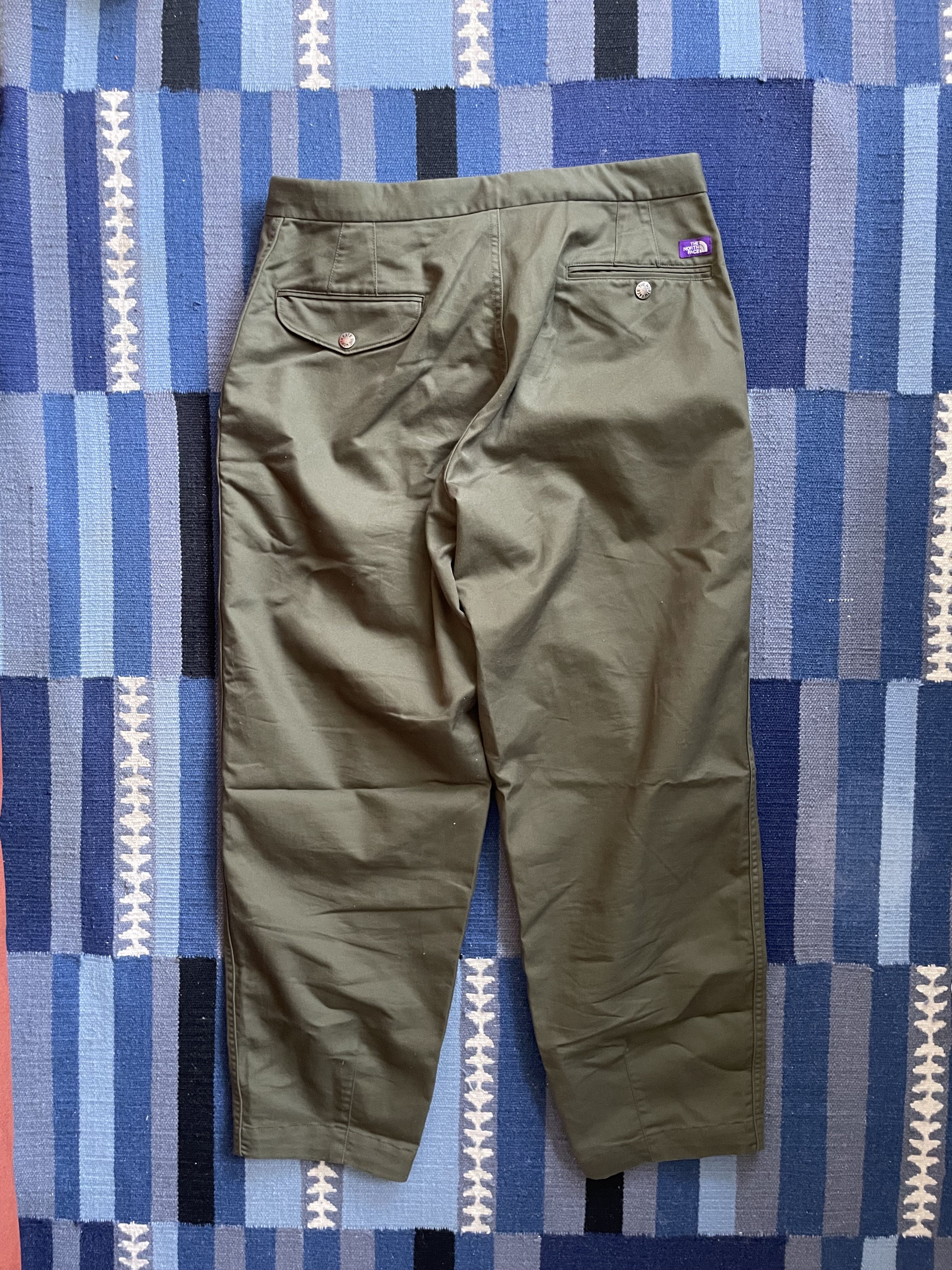 Nanamica × The North Face Purple Label TNF Purple Label Twill Wide Tapered Pants Size US 28 / EU 44 - 2 Thumbnail