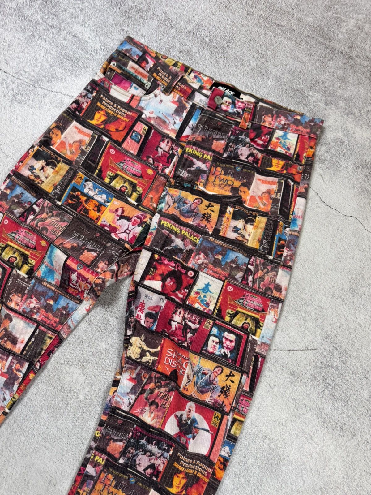 Palace Palace all over print denim pecking trousers streetwear Rare Size US 32 / EU 48 - 3 Thumbnail