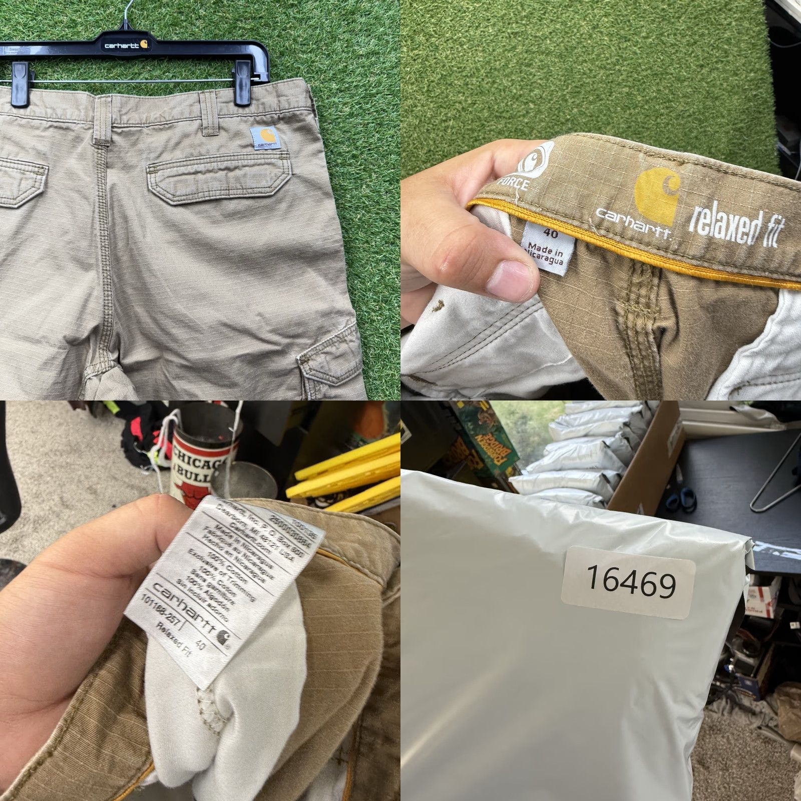 Carhartt VINTAGE Carhartt Shorts Mens 40 Nylon Blend Relaxed Force Hiking Workwear BS5271-M Size US 40 / EU 56 - 8 Thumbnail