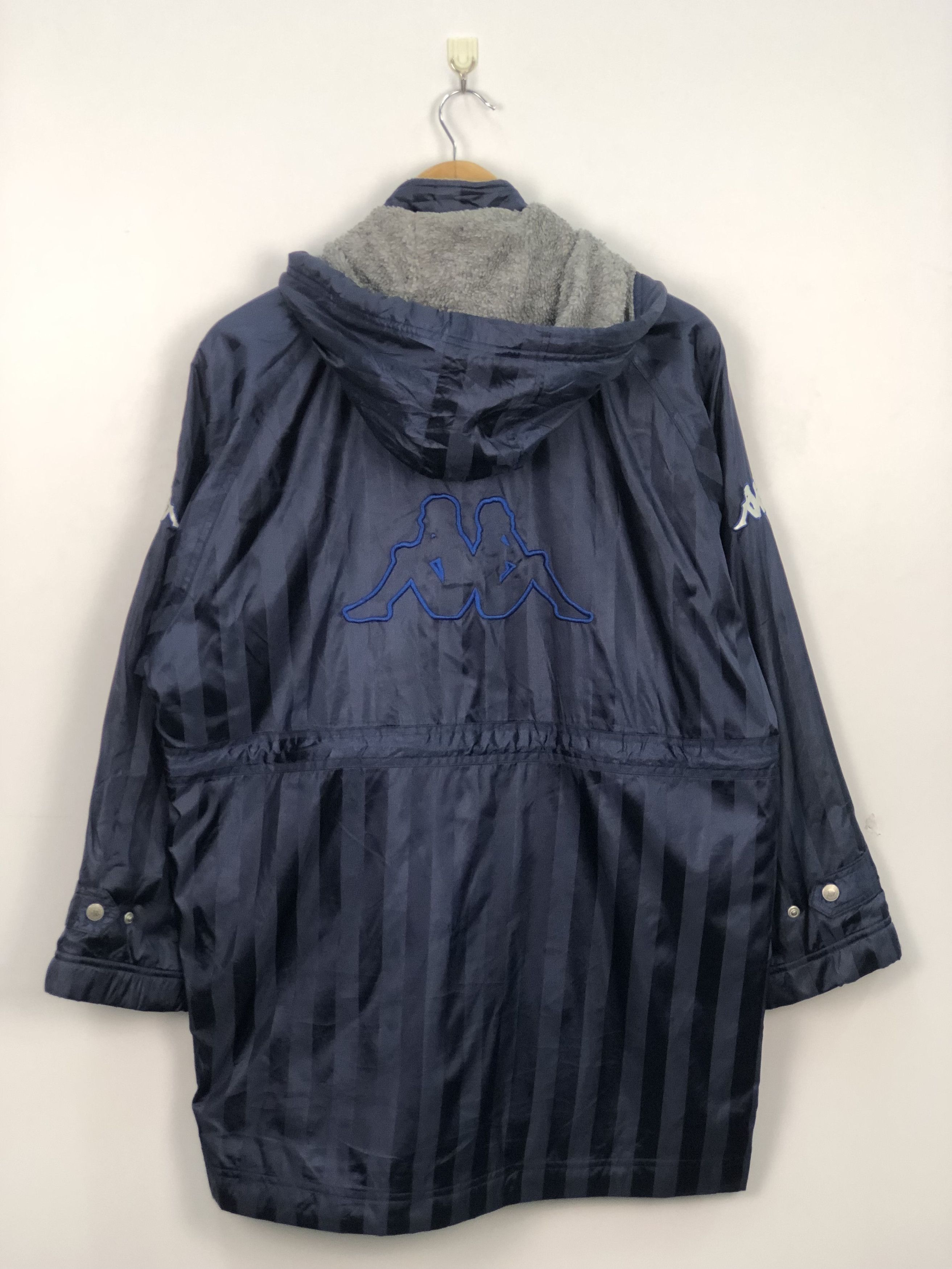 Kappa Vintage Kappa Big Logo Puffer Long Jacket J0224 Size US L / EU 52-54 / 3 - 3 Thumbnail