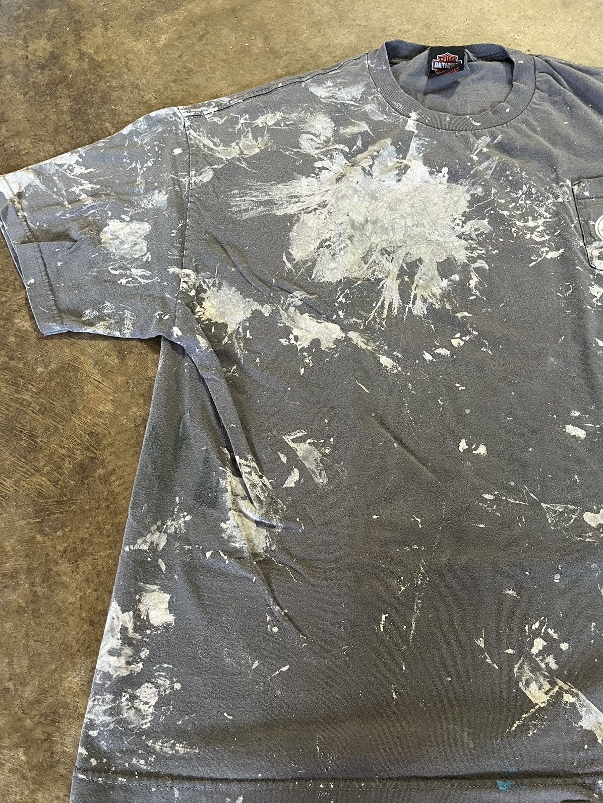 Harley Davidson Thrashed Harley Skull Pocket Tee Size US XXL / EU 58 / 5 - 3 Thumbnail