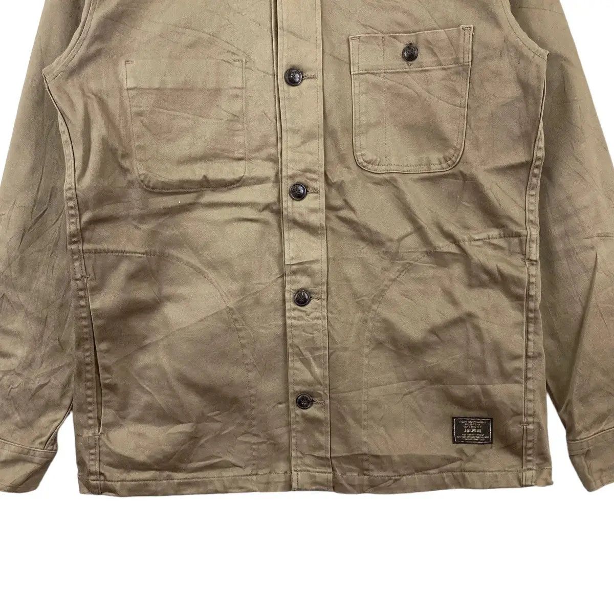 Johnbull JOHNBULL JAPAN Utility Combat Uniform Craftsmen Jacket Denim Size US L / EU 52-54 / 3 - 3 Thumbnail