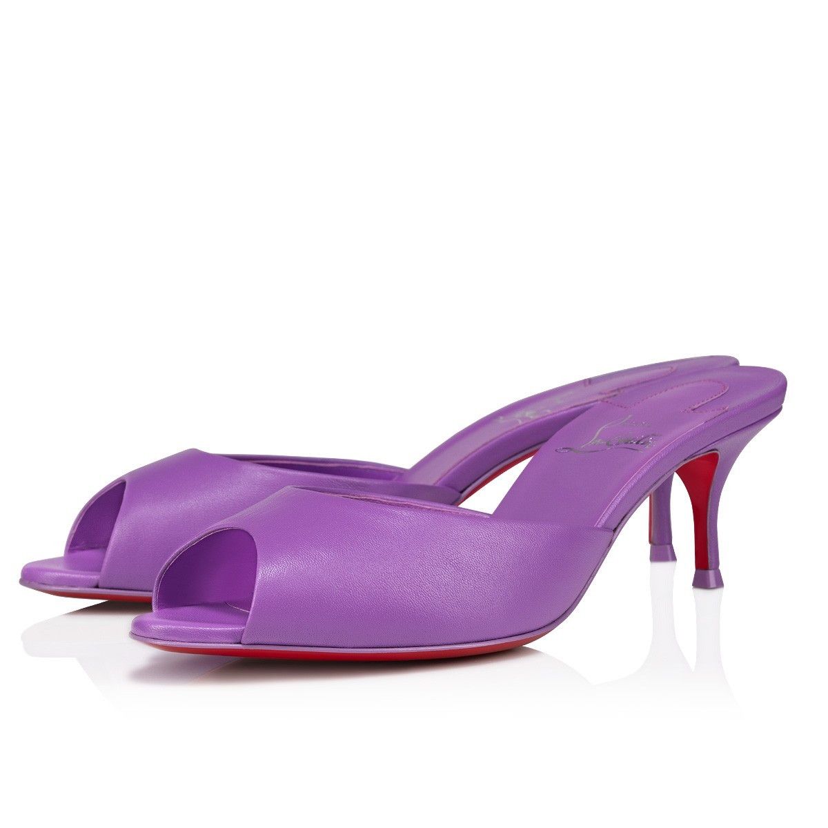 Christian Louboutin o1s1wg110924 Me Dolly Heeled in Purple Size US 6 / IT 36 - 2 Thumbnail