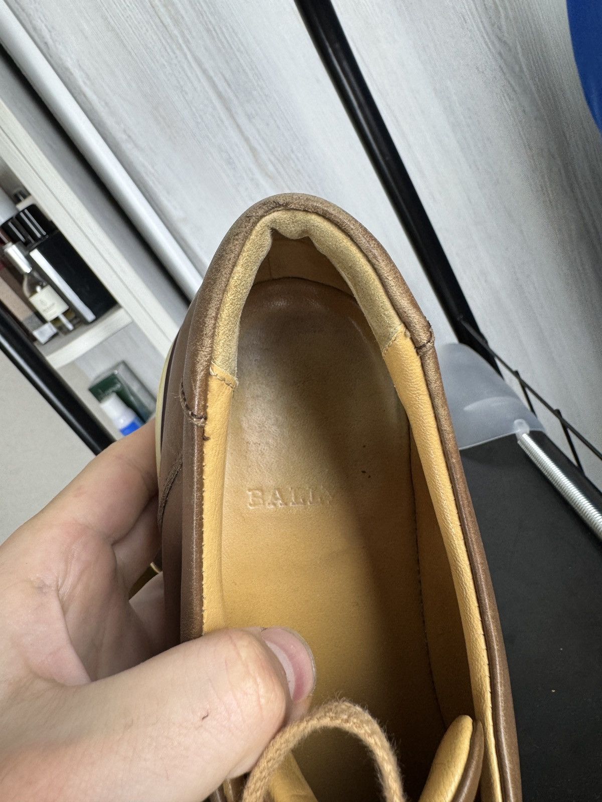 Bally BALLY Levico Italian Brown Leather Sneakers Size US 12 / EU 45 - 13 Thumbnail