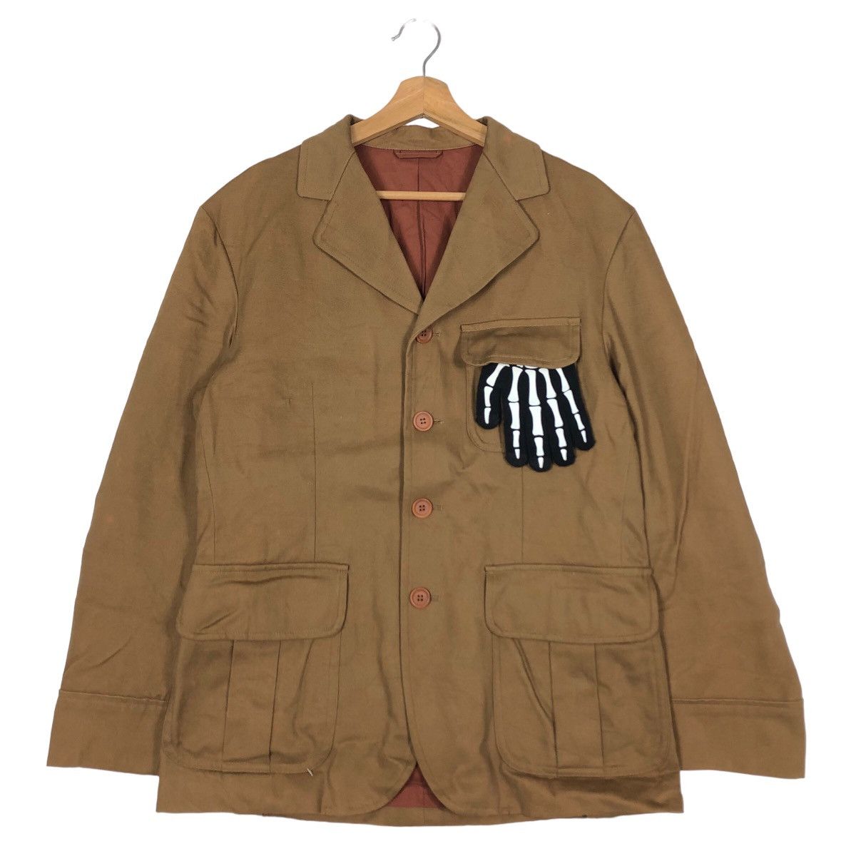 Romeo Gigli 🔥Double Collar Chore Jacket Cargo Pocket Romeo Gigli Size US M / EU 48-50 / 2 - 2 Thumbnail