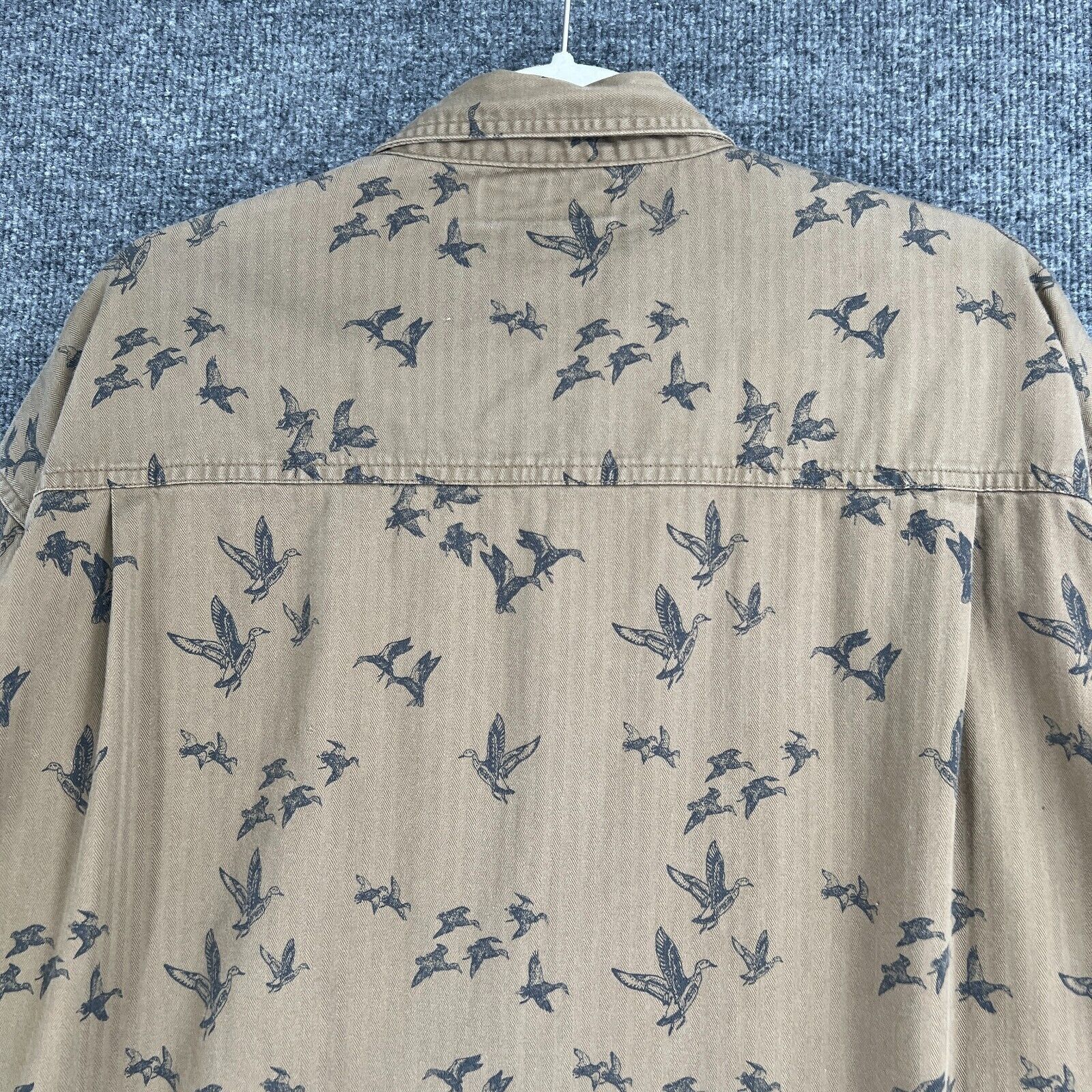 Columbia Vintage Columbia Shirt Brown All Over Duck Print XL Size US XL / EU 56 / 4 - 6 Thumbnail