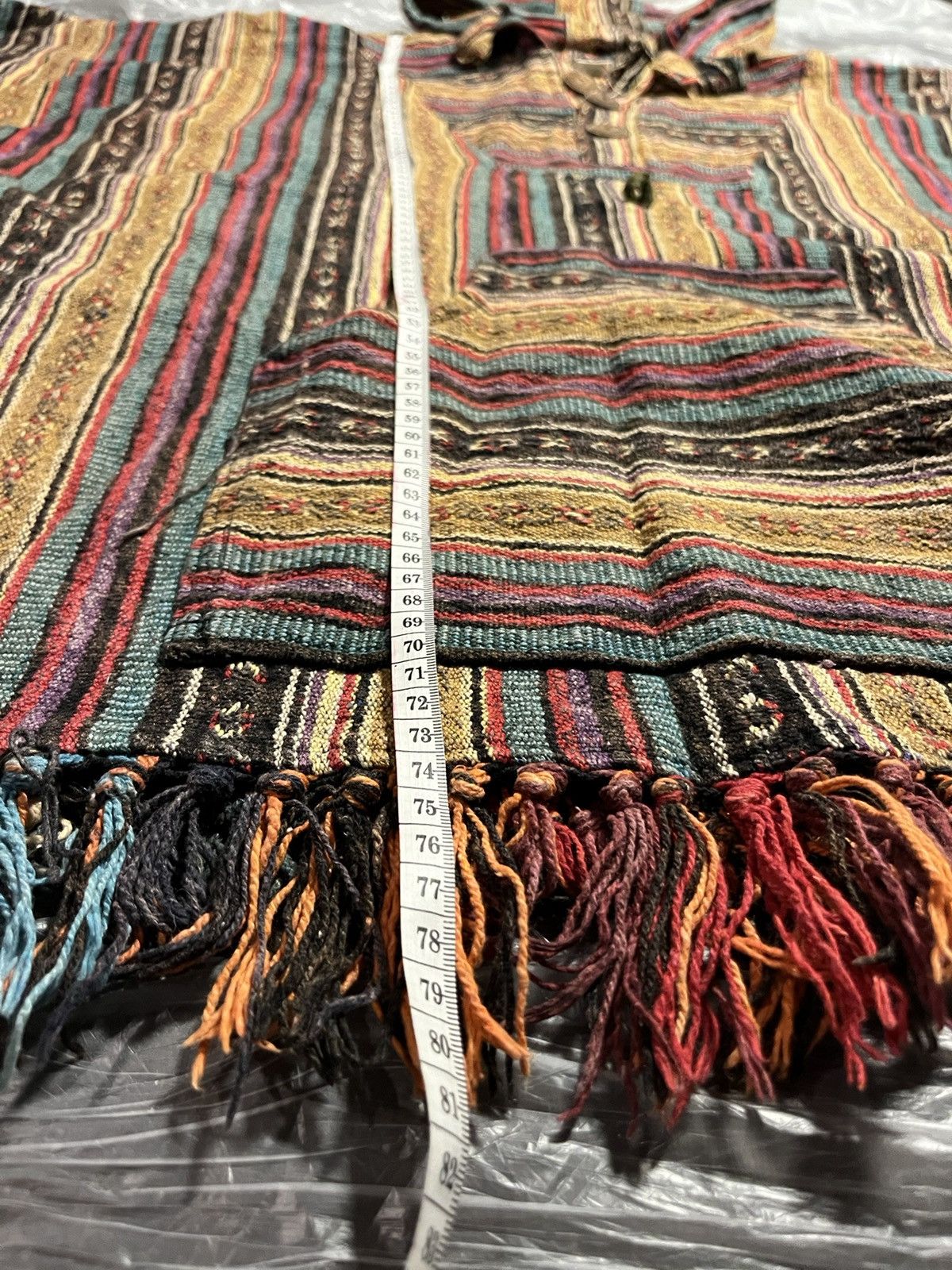 Vintage Little Kathmandu Poncho (Handmade in Nepal) Size US L / EU 52-54 / 3 - 4 Thumbnail