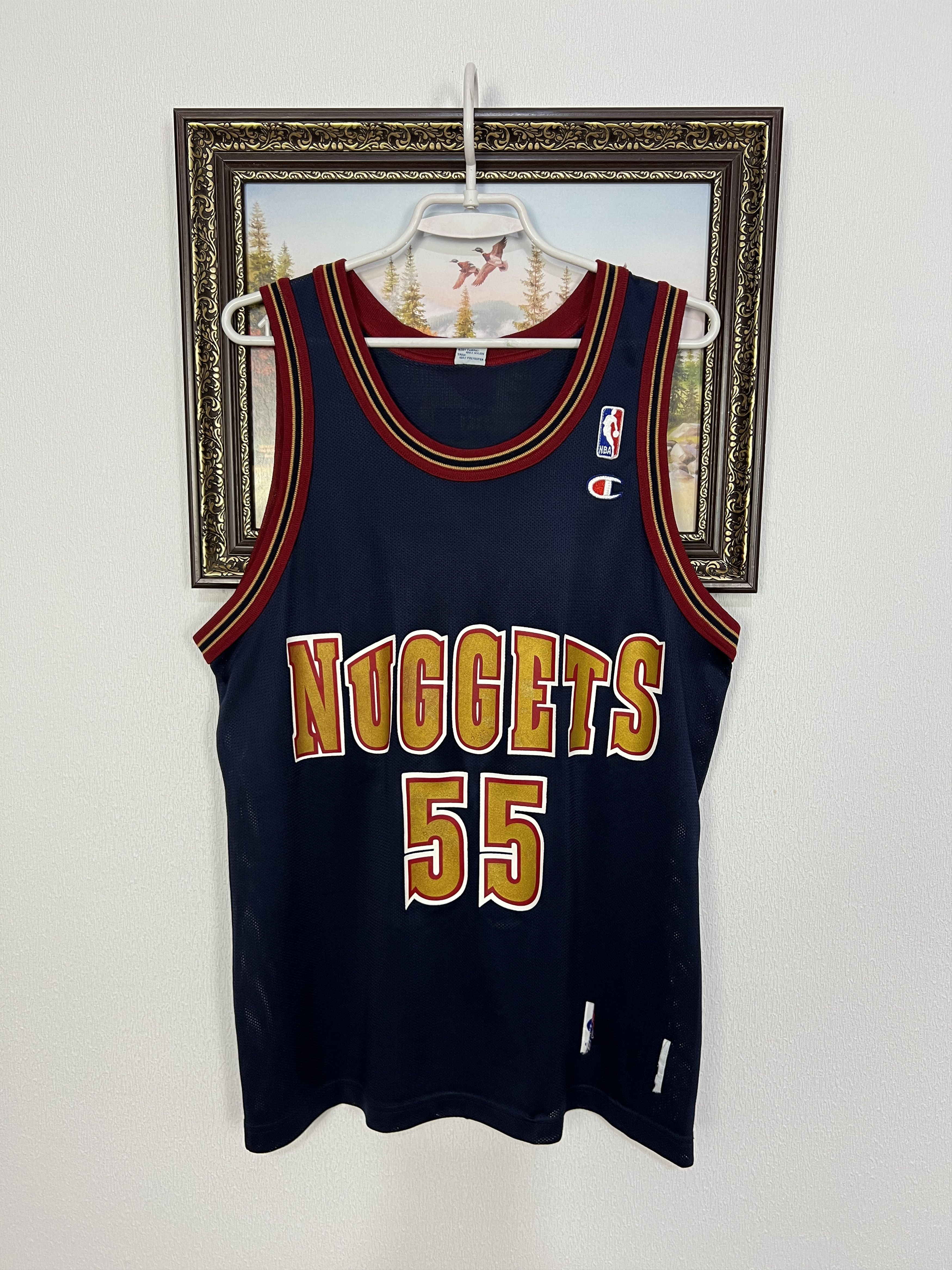 Champion Vintage 90's Denver Nuggets NBA Mutombo Jersey Shirt Rare Size US M / EU 48-50 / 2 - 1 Thumbnail