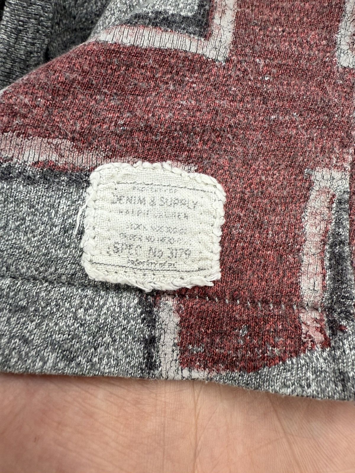 Denim & Supply Ralph Lauren Denim And Supply Ralph Lauren Red Cross Printed Long Sleeve Size US L / EU 52-54 / 3 - 5 Thumbnail