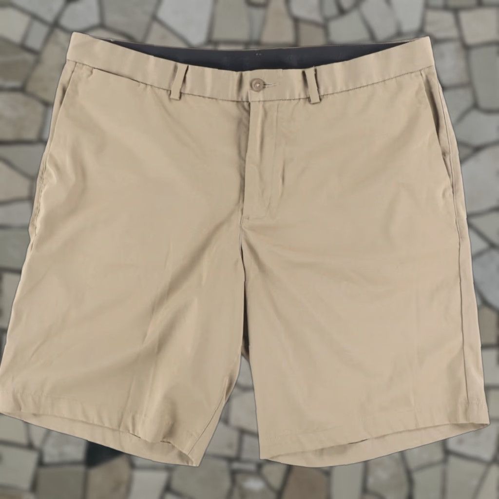 Nike Nike Dri-Fit Khaki Golf Shorts Mens 38 Polyester Microfiber Stretch Regular Slim/Chino Short Size US 38 / EU 54 - 1 Thumbnail