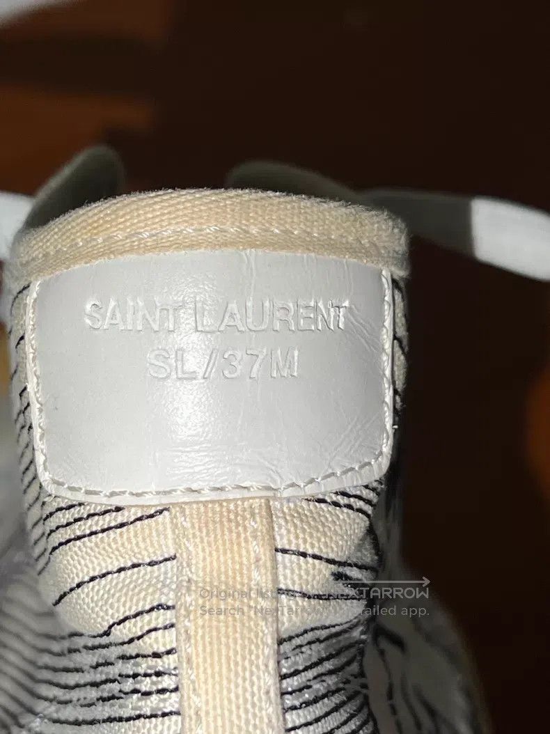 Saint Laurent Paris Saint Laurent Paris Explosive Boxing Embroidered High-Top Size US 8 / EU 41 - 5 Thumbnail