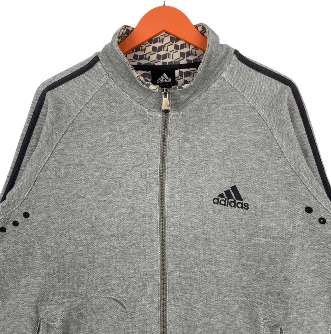 Adidas Vintage Adidas Classic Embroided Logo Zipper Sweatshirt Size US L / EU 52-54 / 3 - 2 Thumbnail