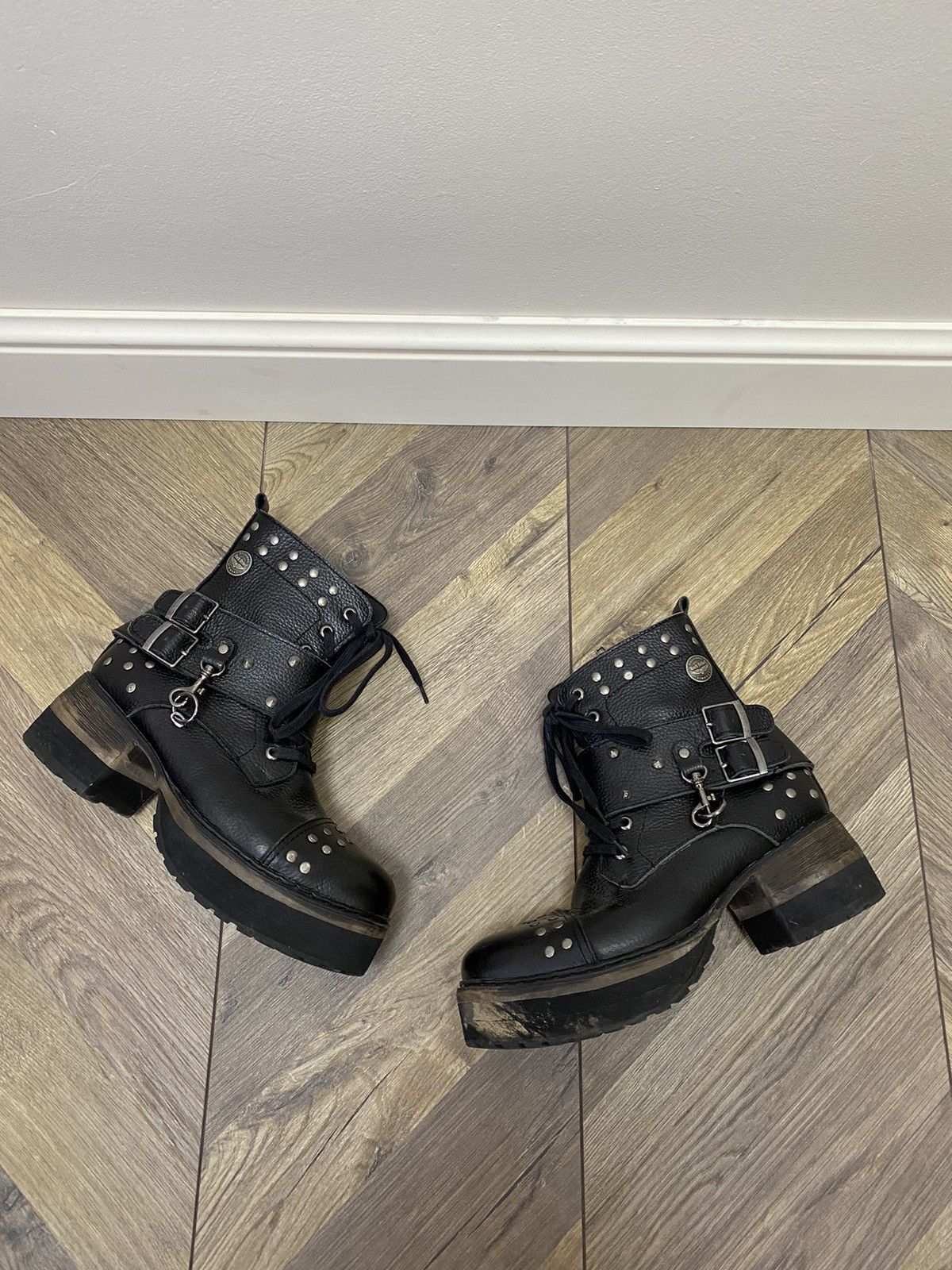 Rock & Republic × Vintage Vintage Rock Rebel Archival Punk Boots Size US 7 / EU 40 - 1 Thumbnail