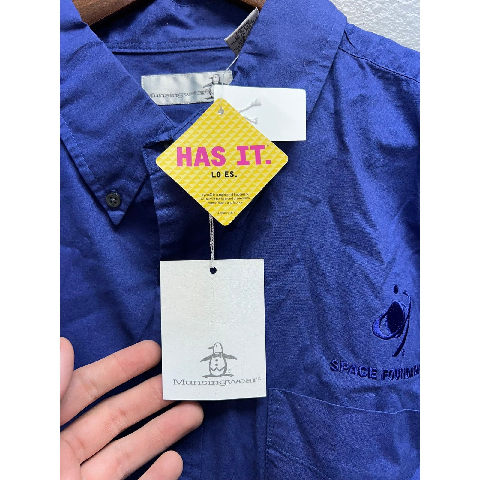 Vintage Vintage Space Foundation Shirt Button Up Munsingwear NWT XL Size US XL / EU 56 / 4 - 5 Thumbnail