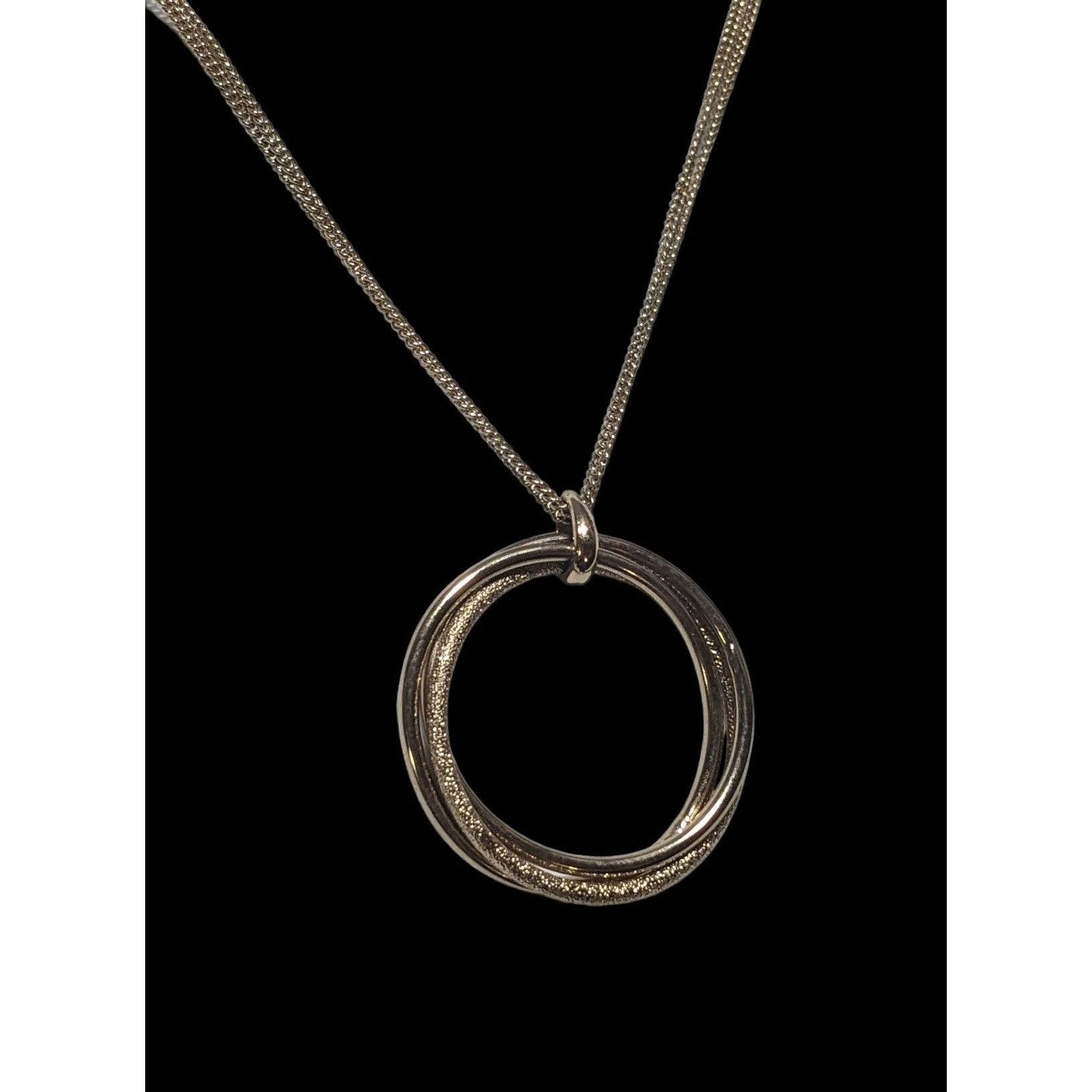 Other Gold Interlocking Circles Pendant Necklace Size ONE SIZE - 9 Thumbnail