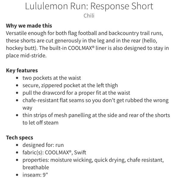 Lululemon Lululemon Run: Response Lined Short Size US 36 / EU 52 - 10 Thumbnail